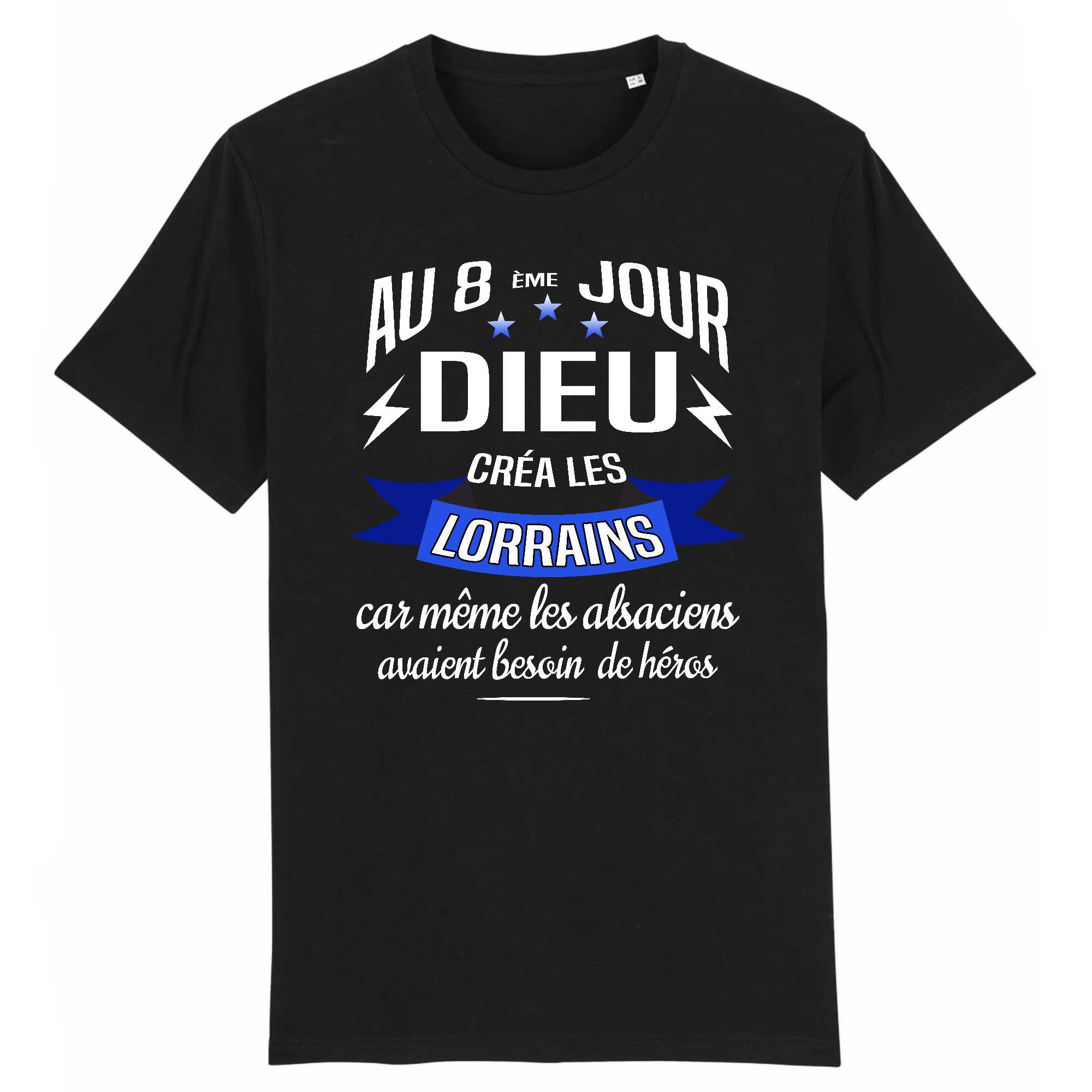 T-shirt Homme Dieu créa les lorrains