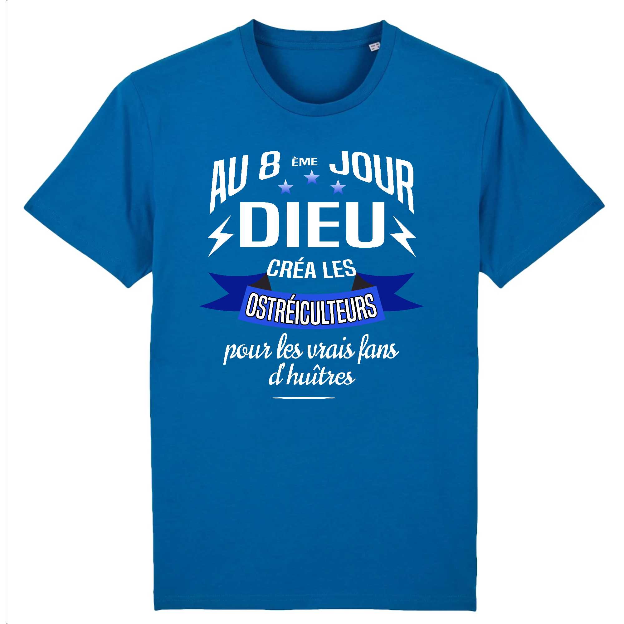 T-shirt Homme Dieu créa les ostréiculteurs