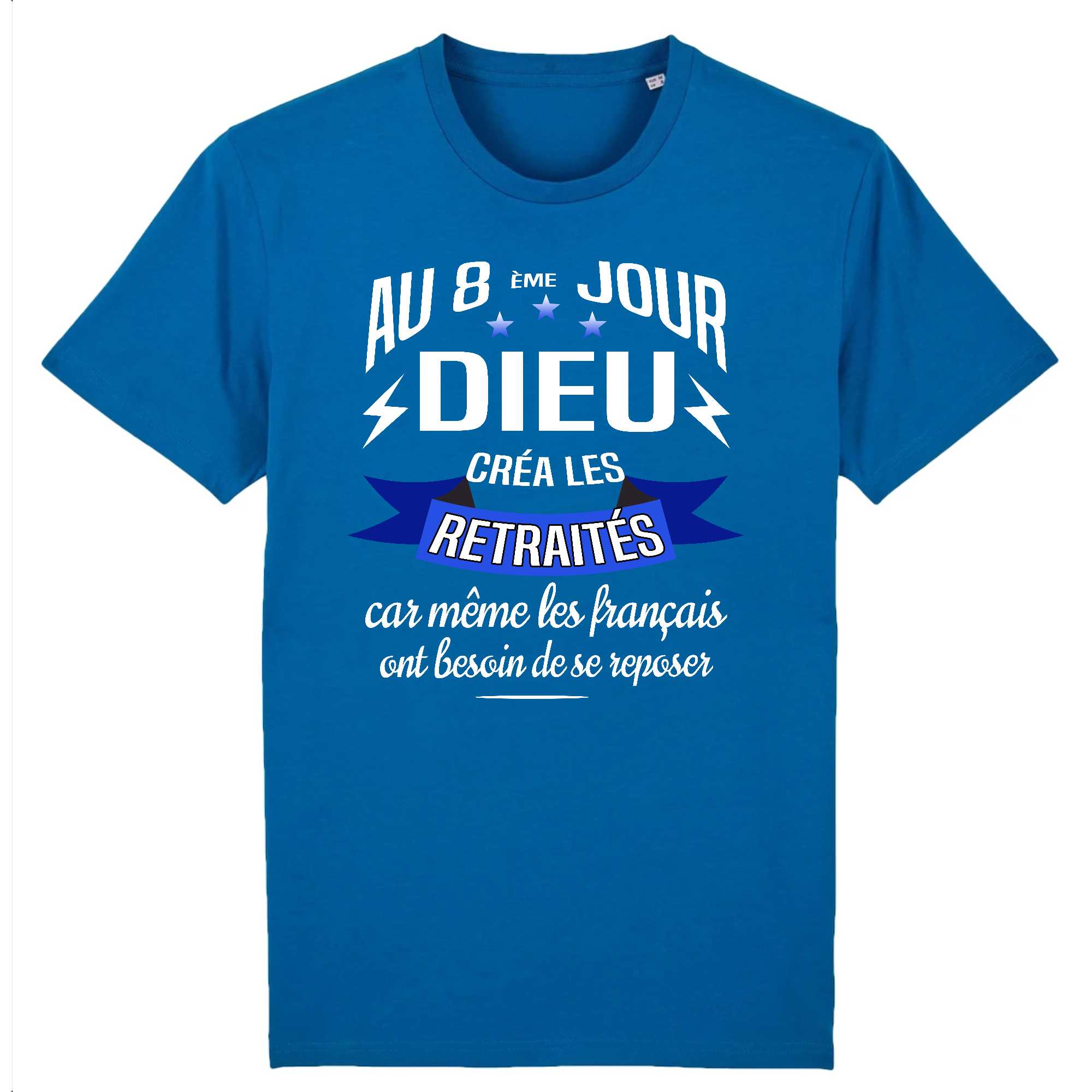 T-shirt Homme Dieu créa les retraités