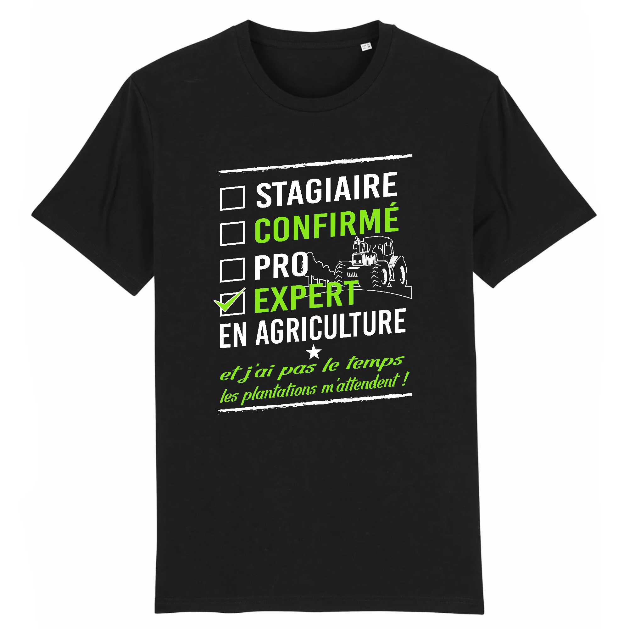 T-shirt Homme Expert en agriculture