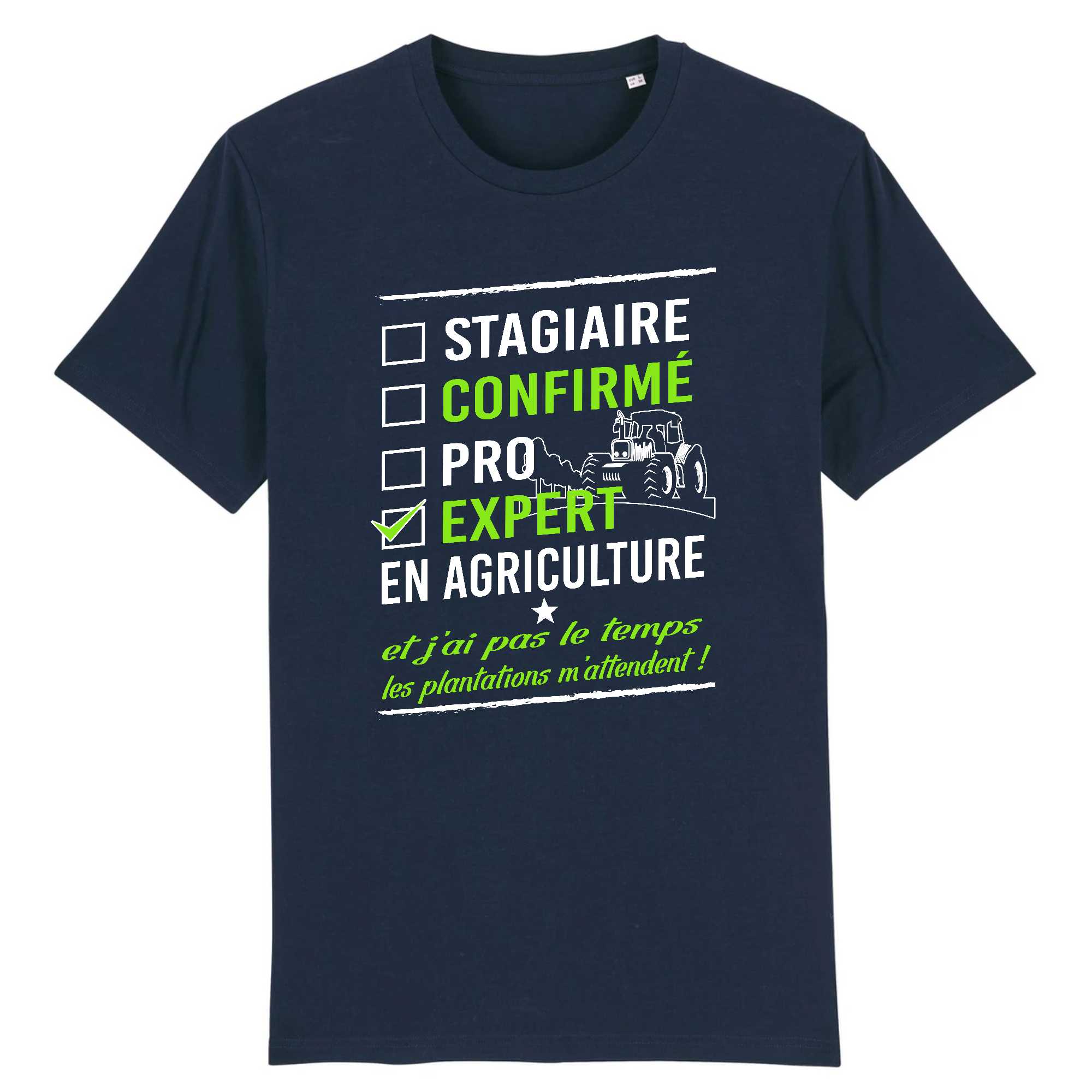 T-shirt Homme Expert en agriculture