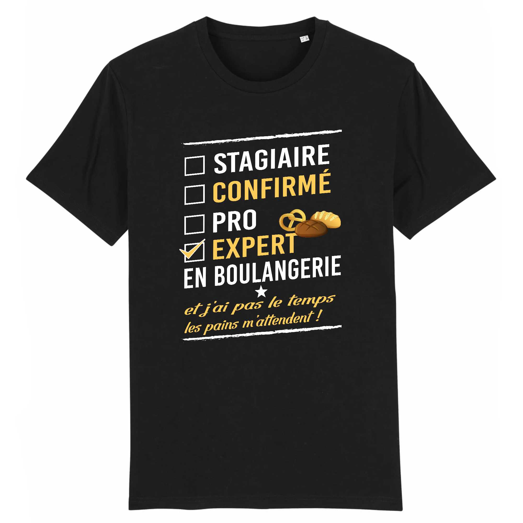 T-shirt Homme Expert en boulangerie