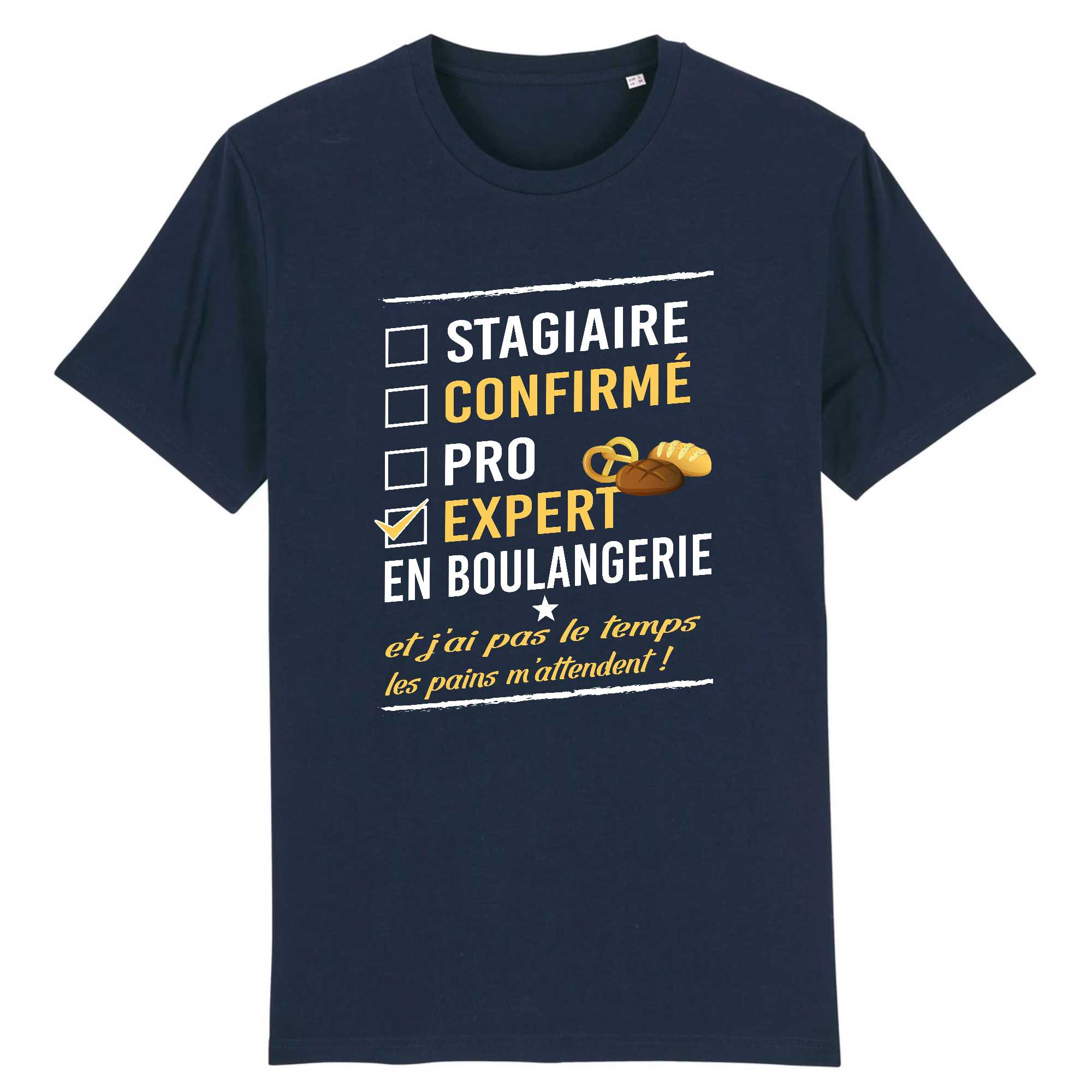 T-shirt Homme Expert en boulangerie