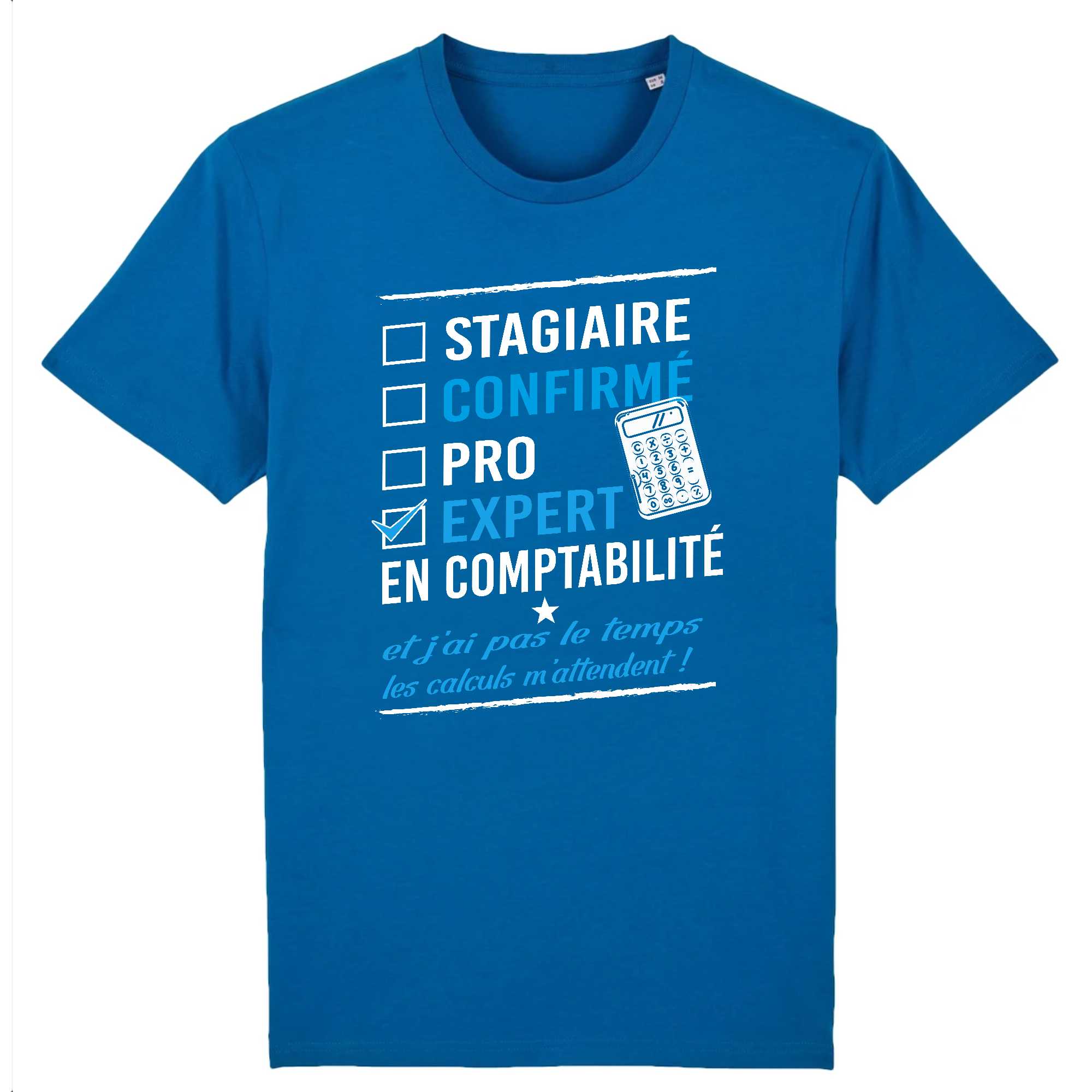 T-shirt Homme Expert en comptabilité.