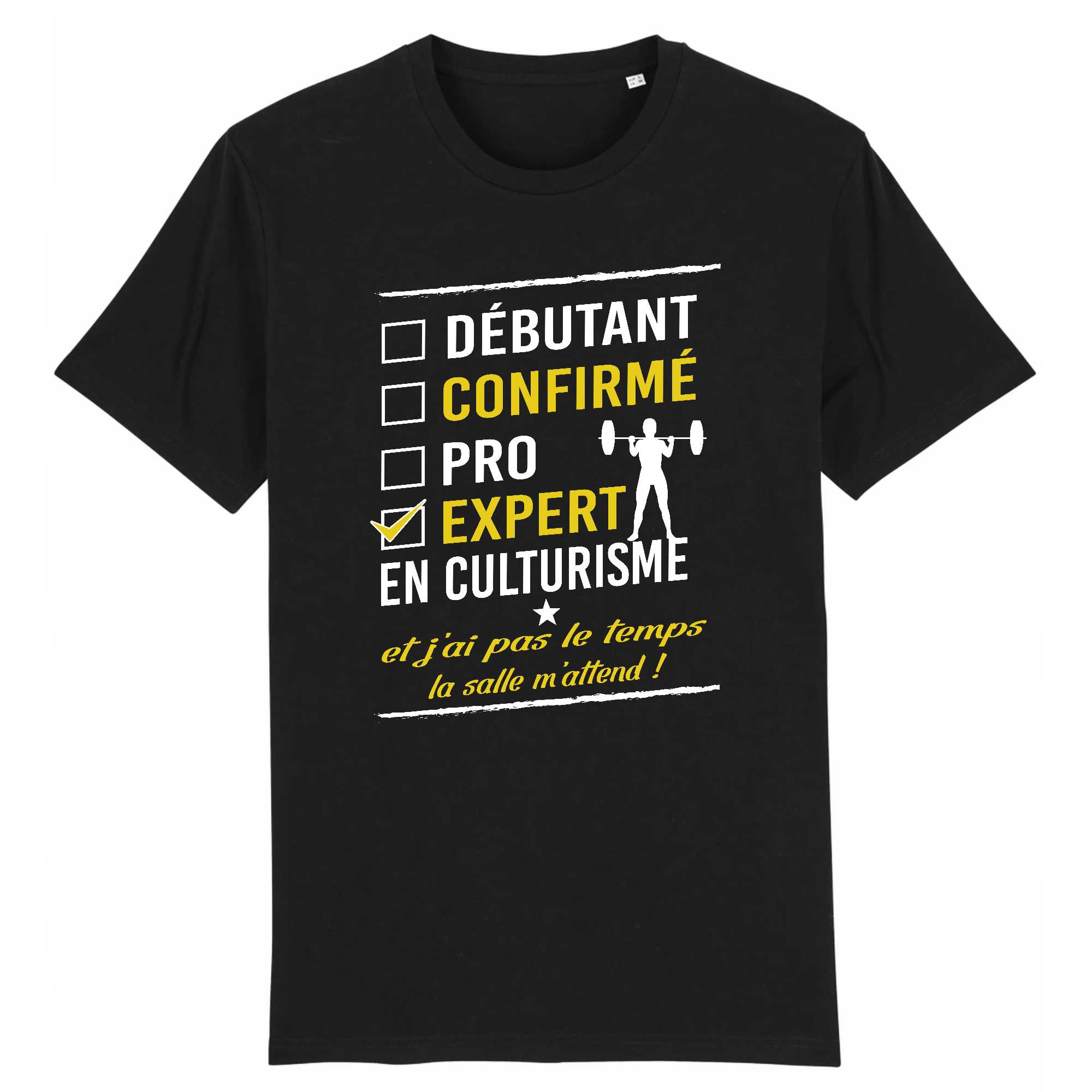 T-shirt Homme Expert en culturisme