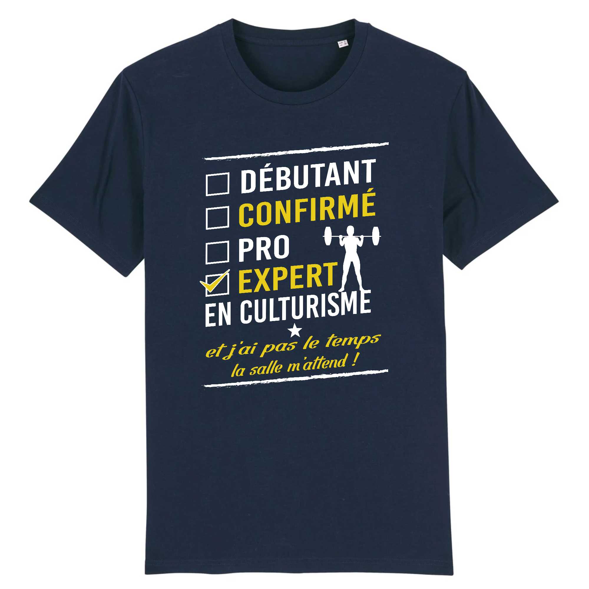 T-shirt Homme Expert en culturisme