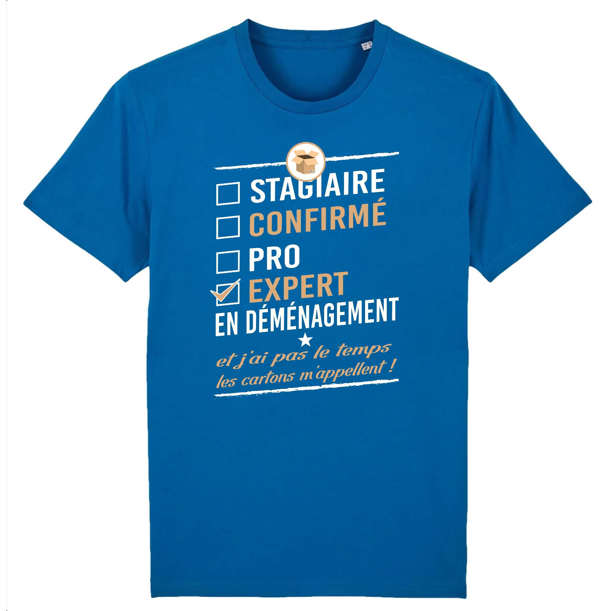 T-shirt Homme Expert en déménagement