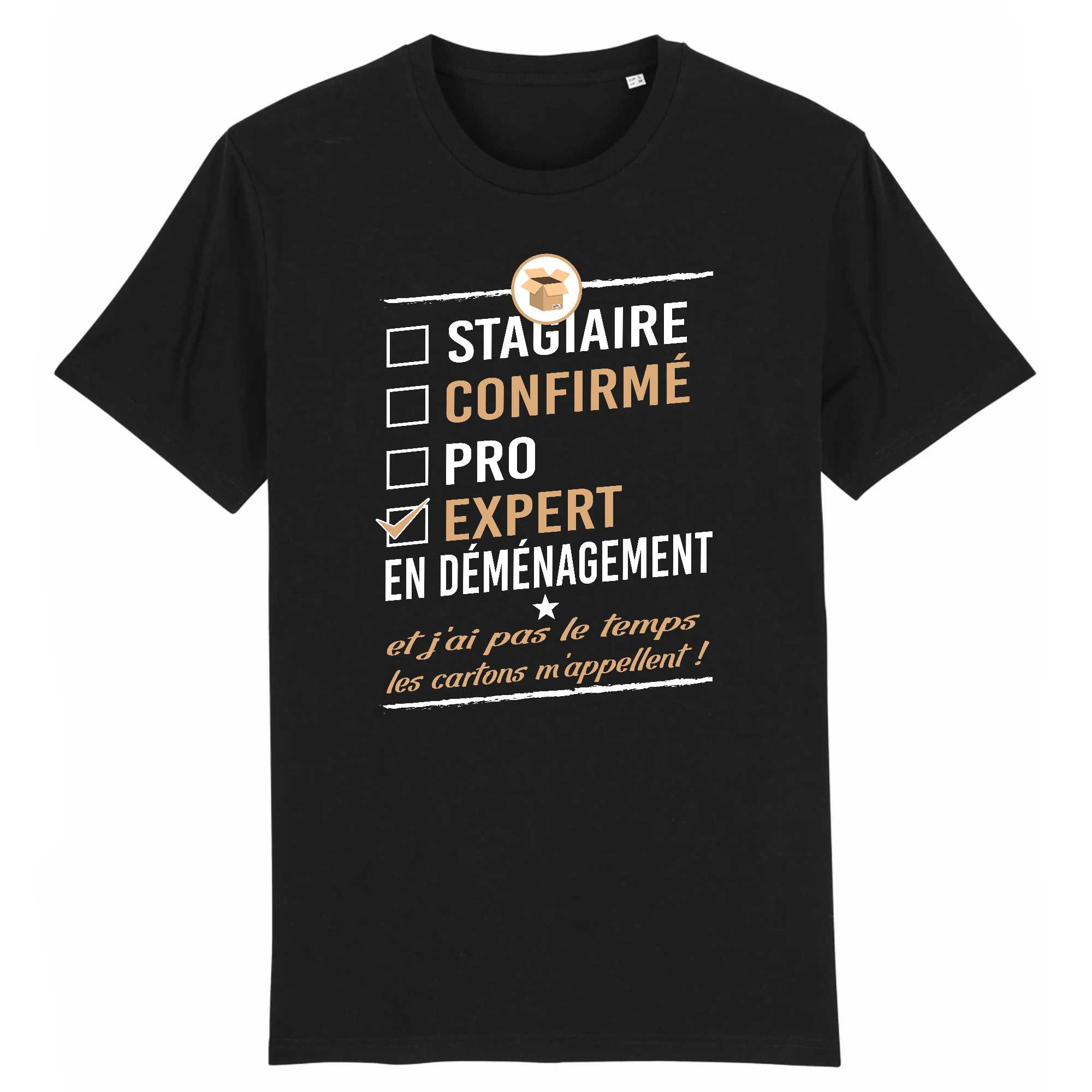 T-shirt Homme Expert en déménagement