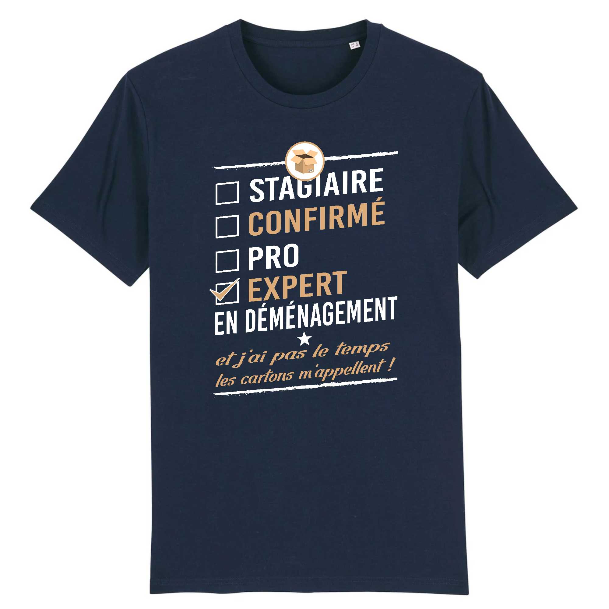 T-shirt Homme Expert en déménagement