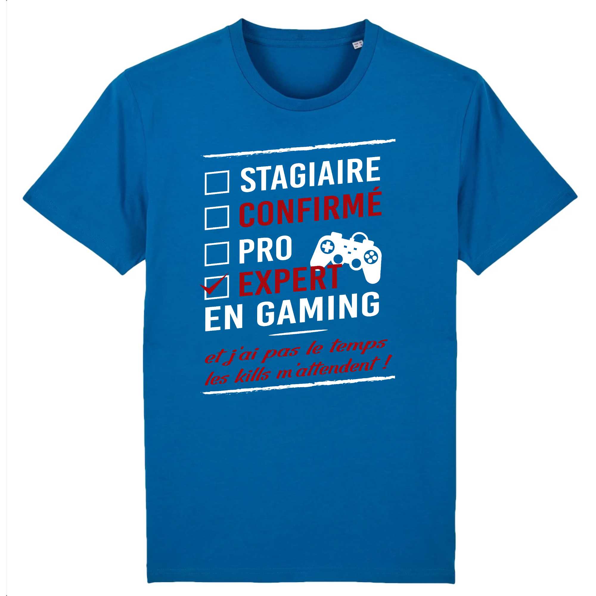 T-shirt Homme Expert en gaming