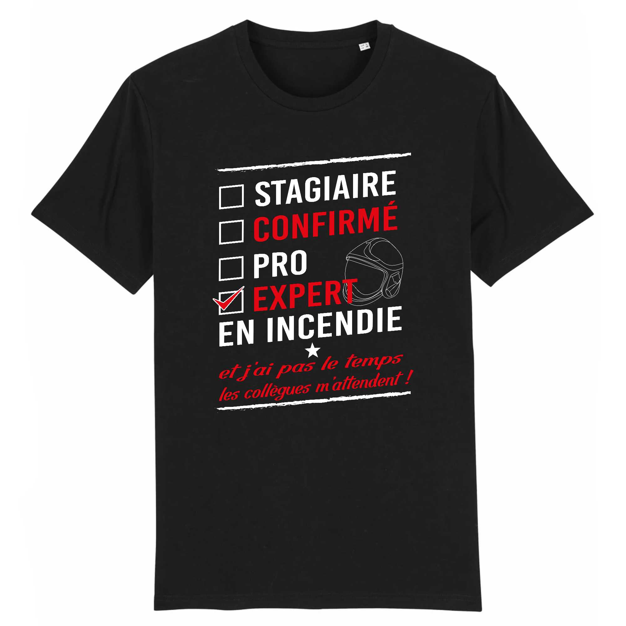 T-shirt Homme Expert en incendie