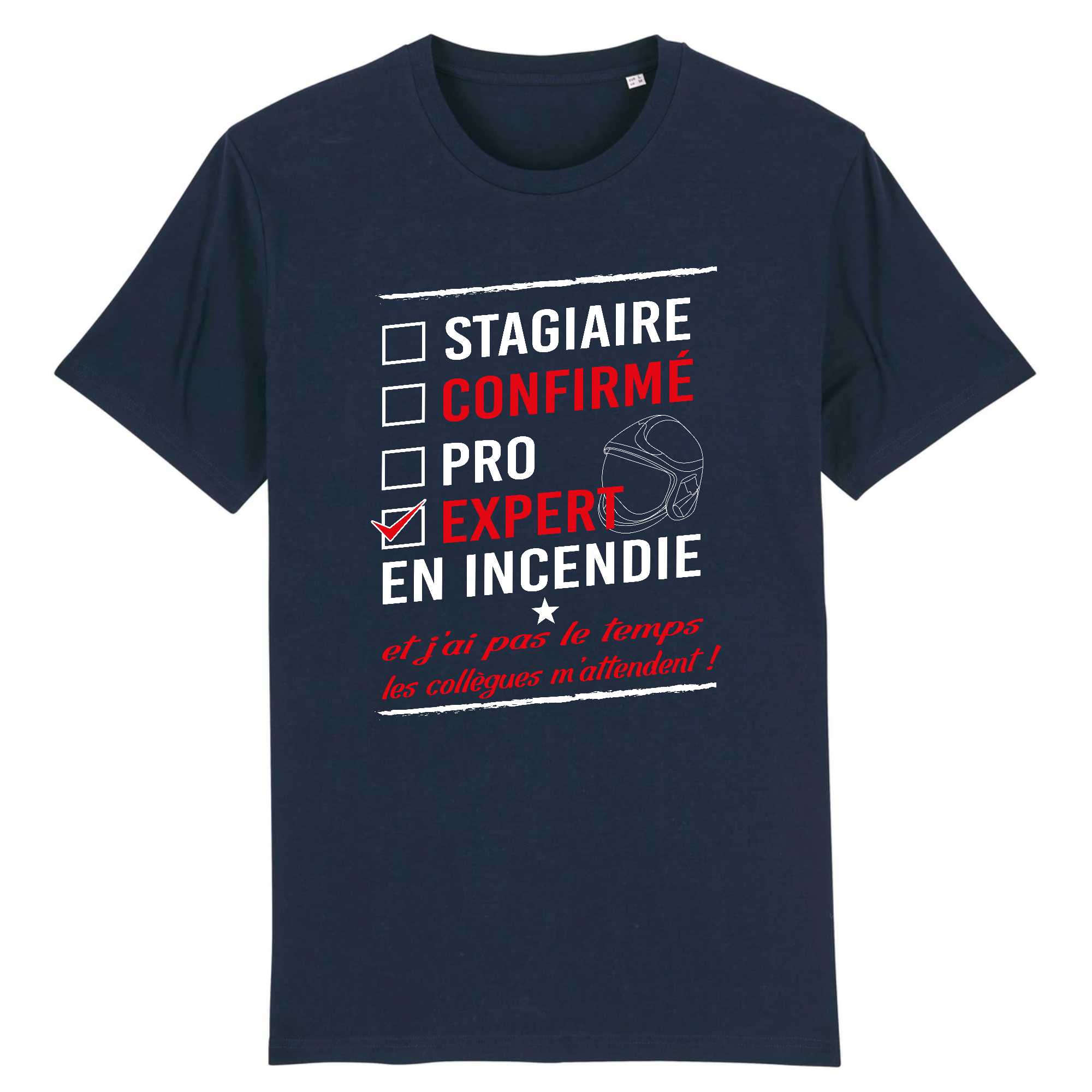 T-shirt Homme Expert en incendie