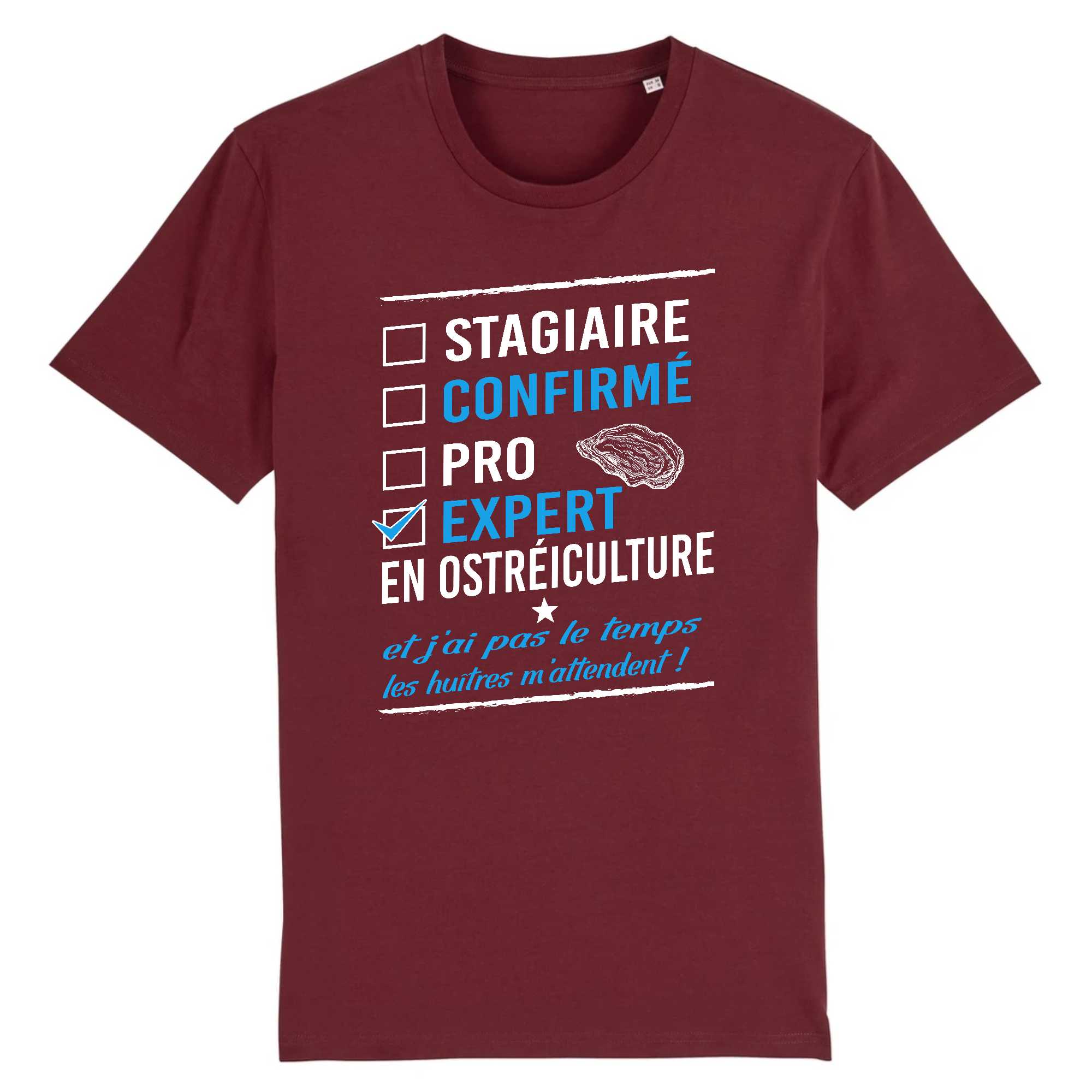 T-shirt Homme Expert en ostréiculture