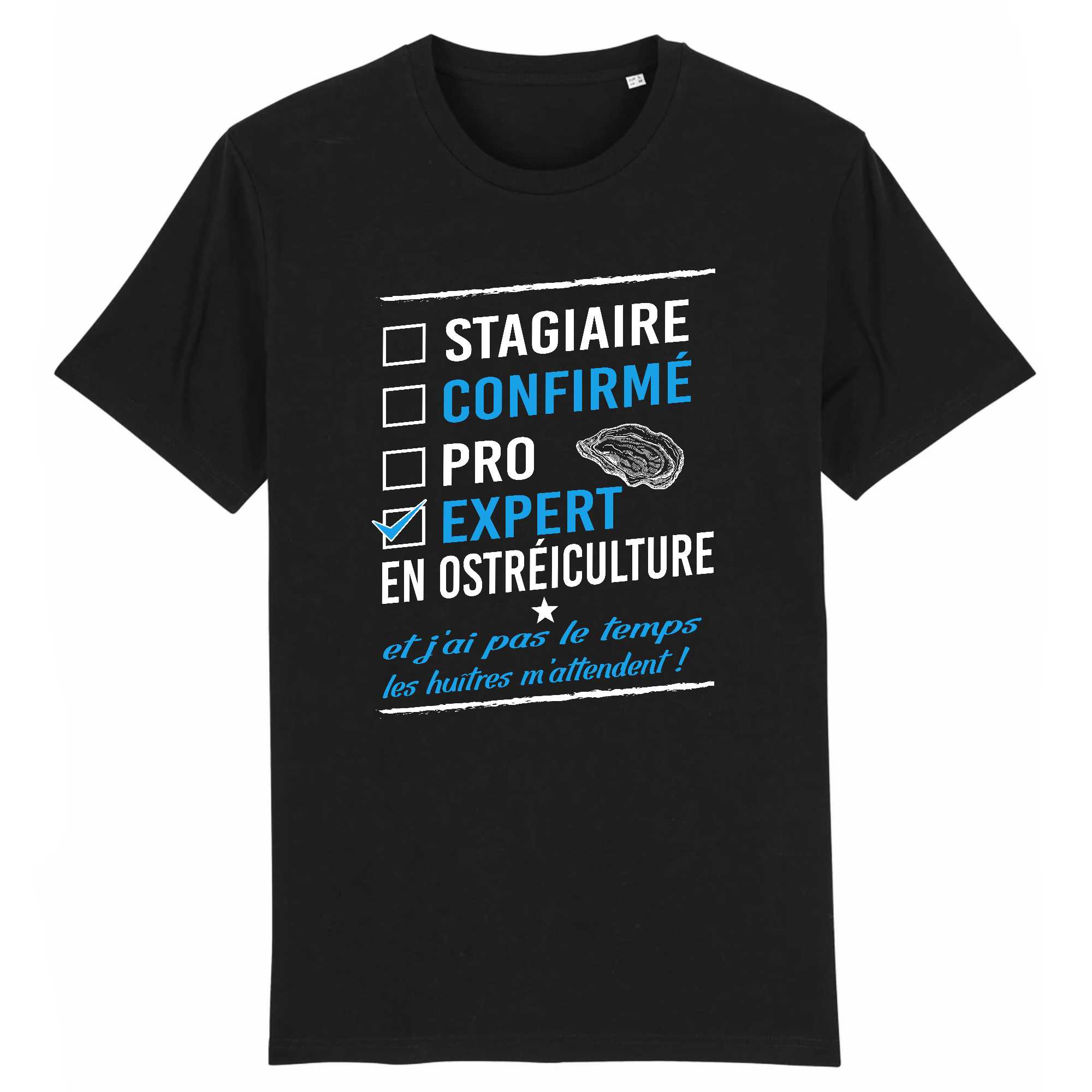 T-shirt Homme Expert en ostréiculture