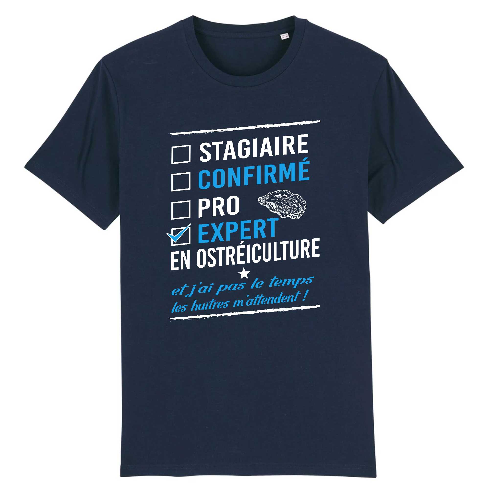T-shirt Homme Expert en ostréiculture