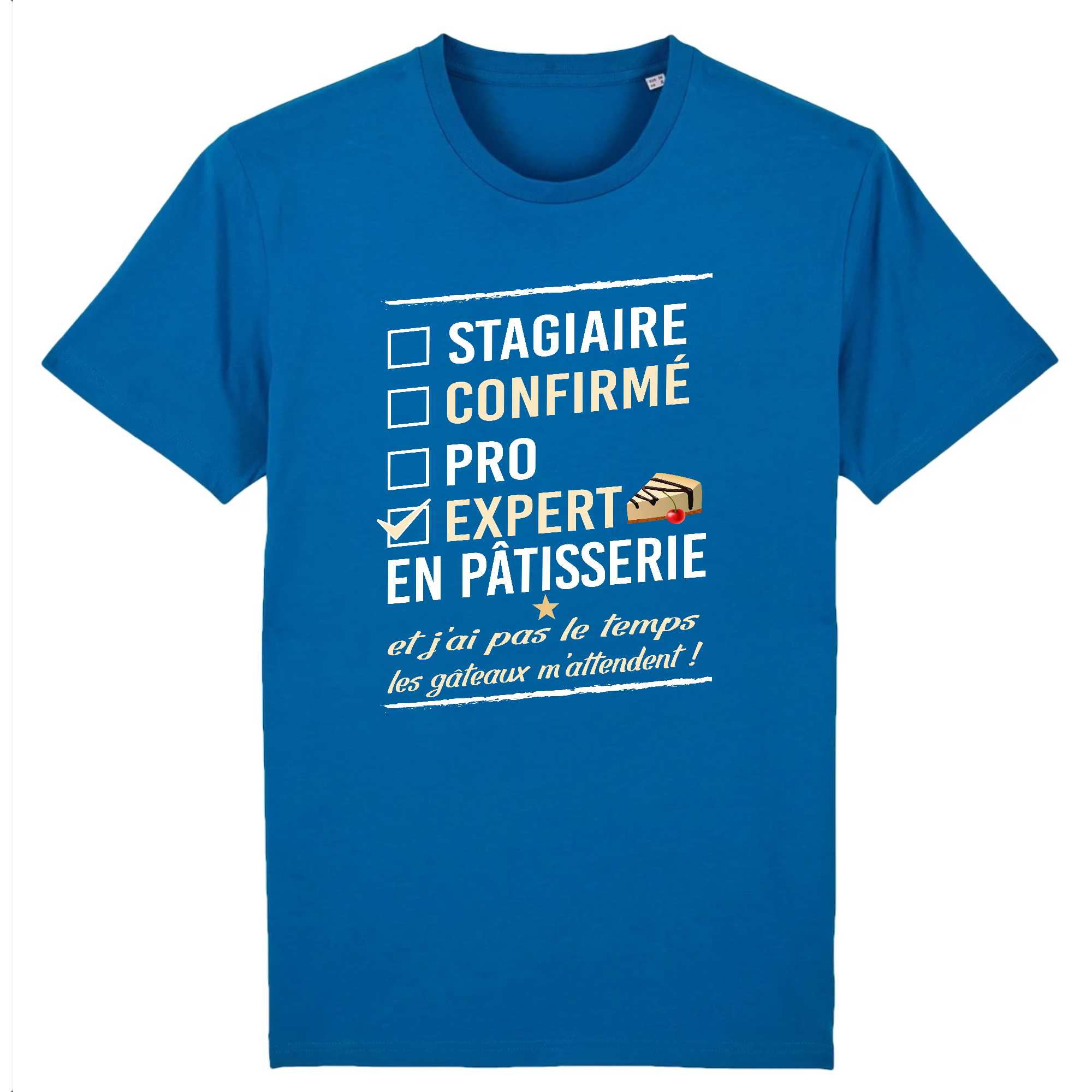 T-shirt Homme Expert en pâtisserie