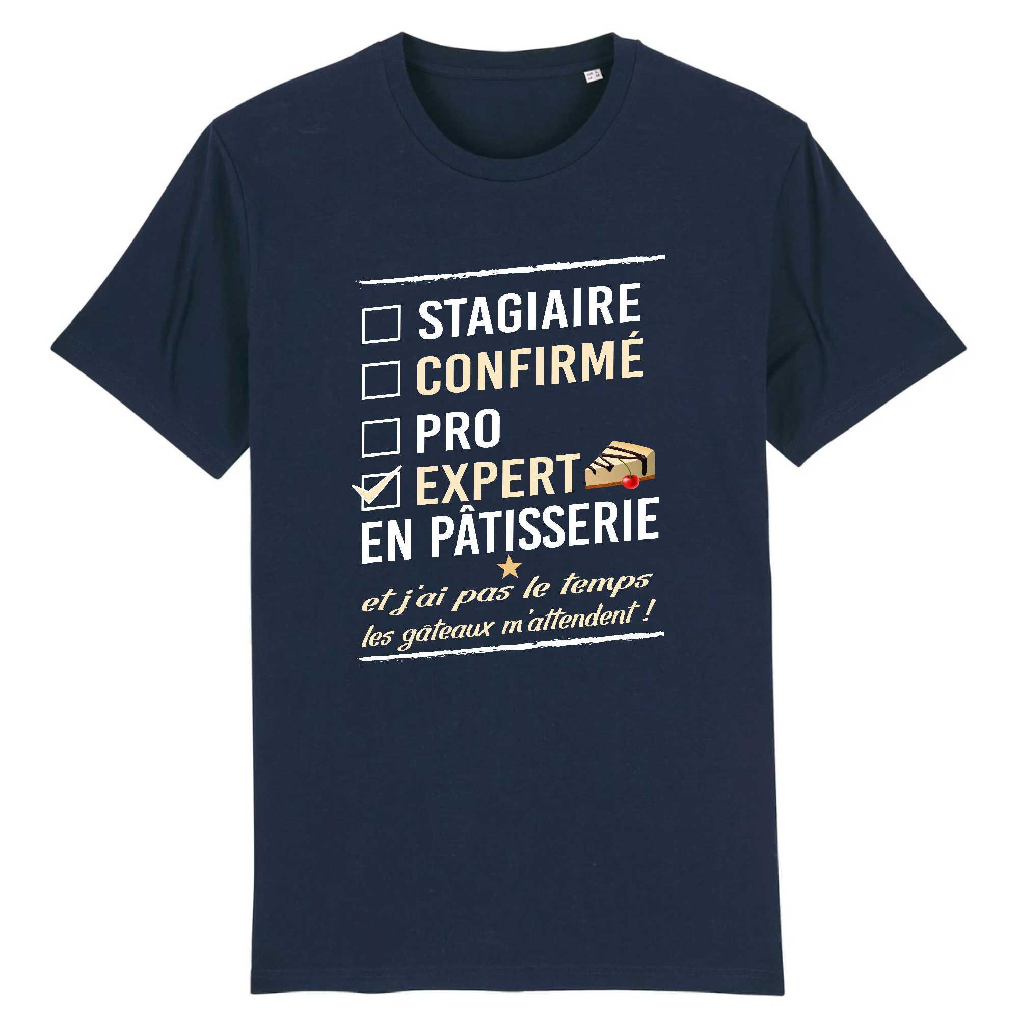 T-shirt Homme Expert en pâtisserie