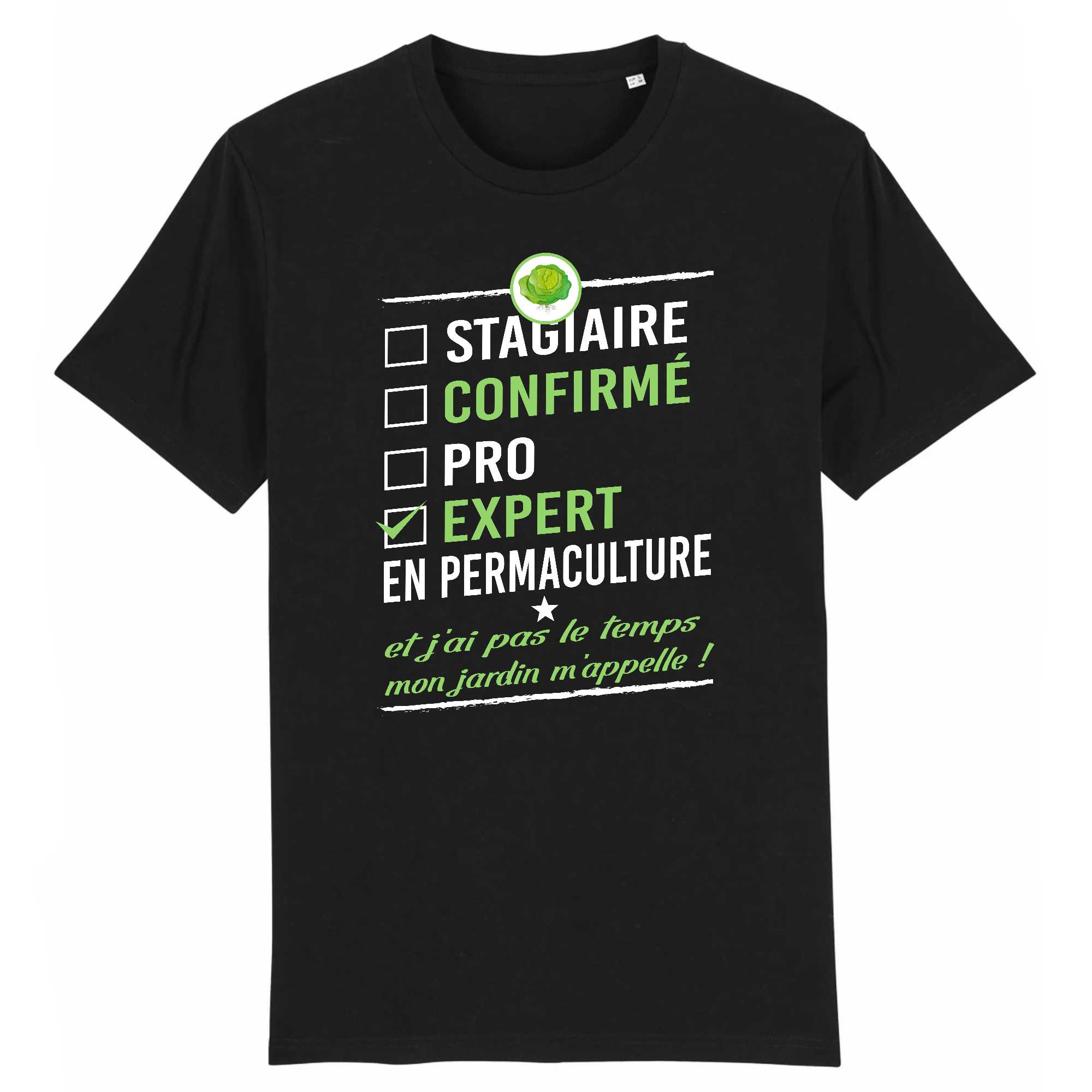 T-shirt Homme Expert en permaculture