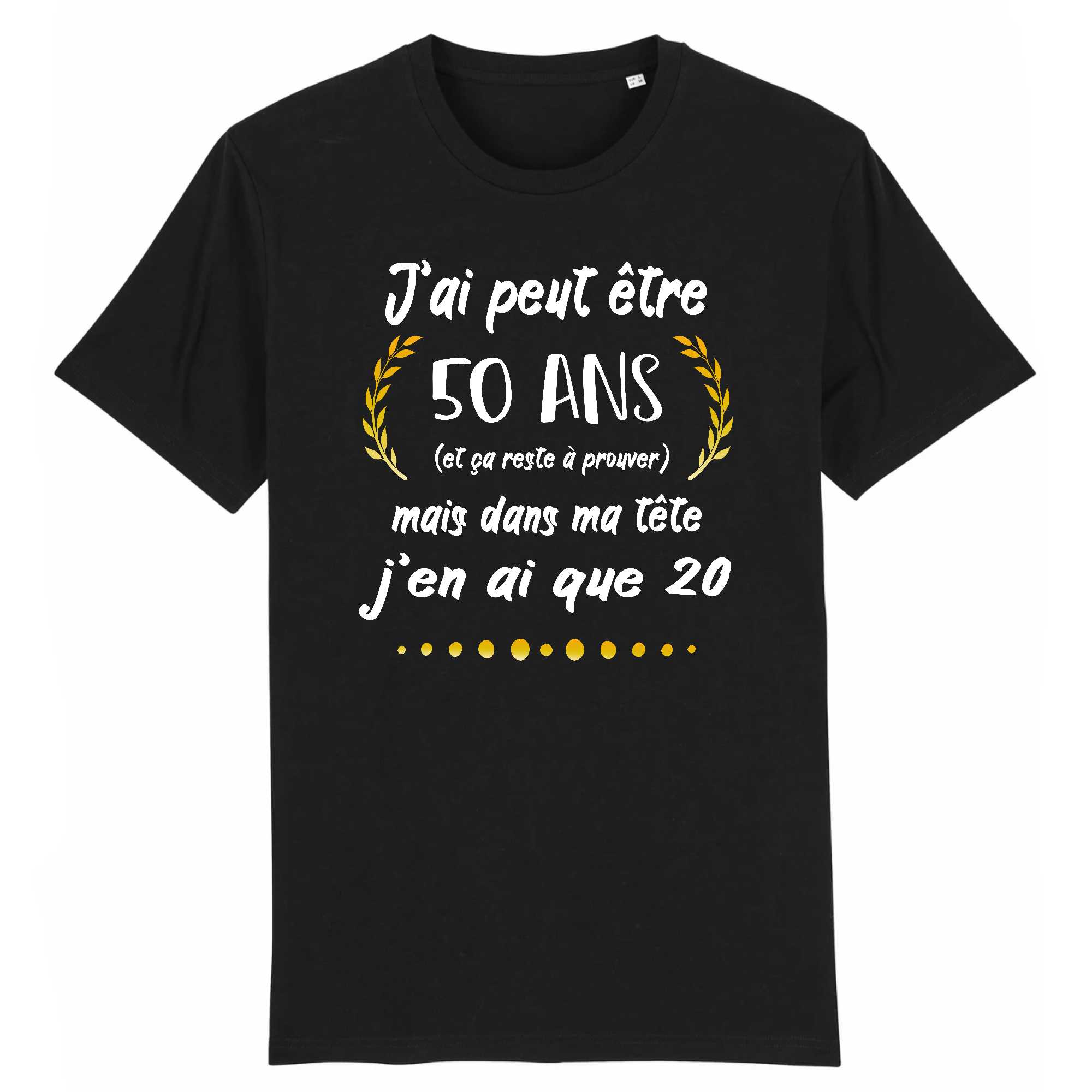 T-shirt Homme J'ai peut être 50 ans
