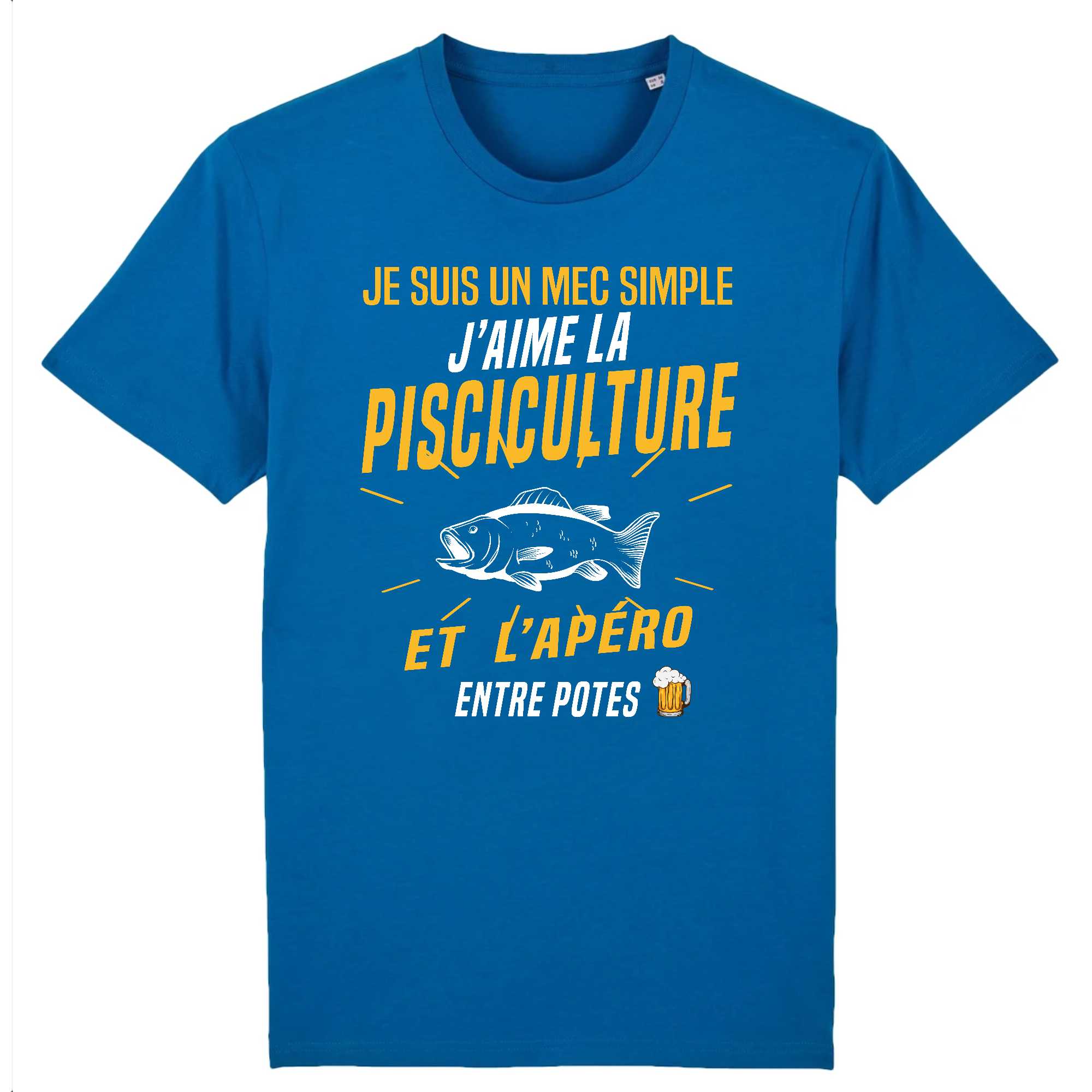 T-shirt Homme J'aime la pisciculture et l'apéro