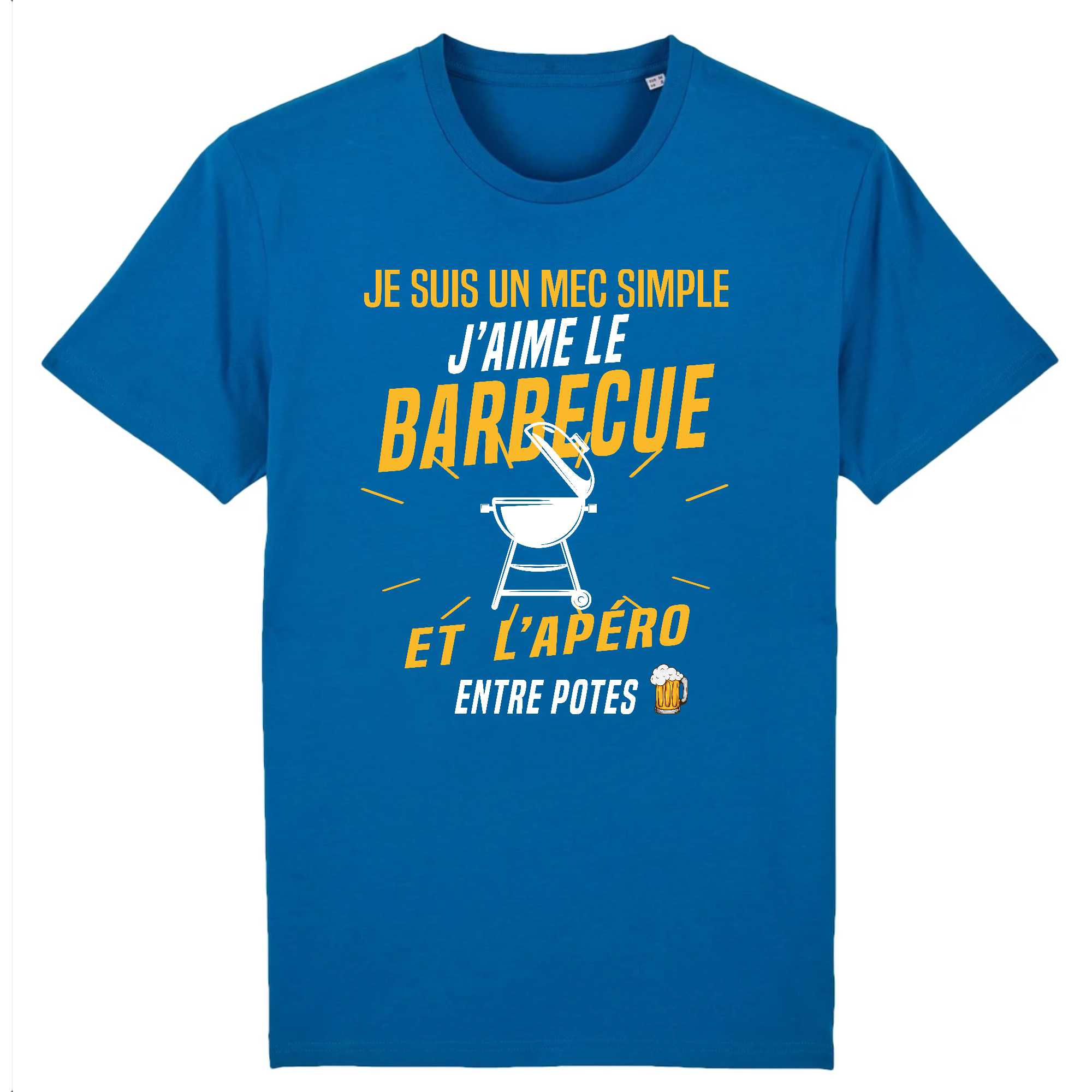 T-shirt Homme J'aime le barbecue et l'apéro