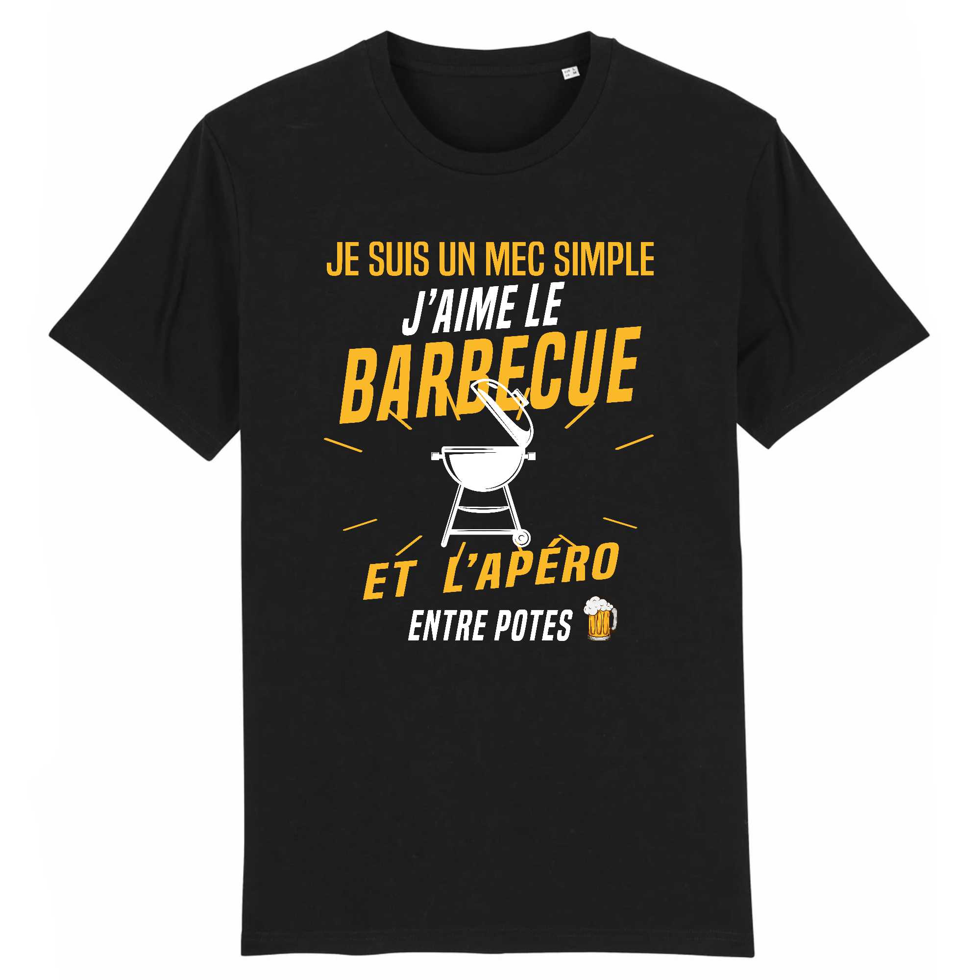 T-shirt Homme J'aime le barbecue et l'apéro