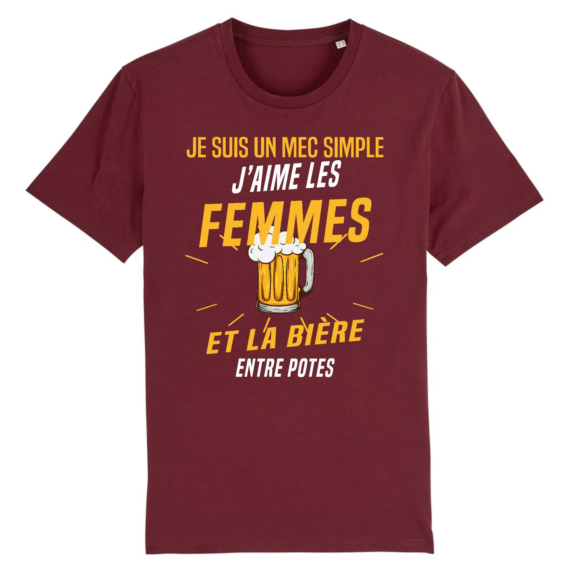 T-shirt Homme J'aime les femmes et la bière