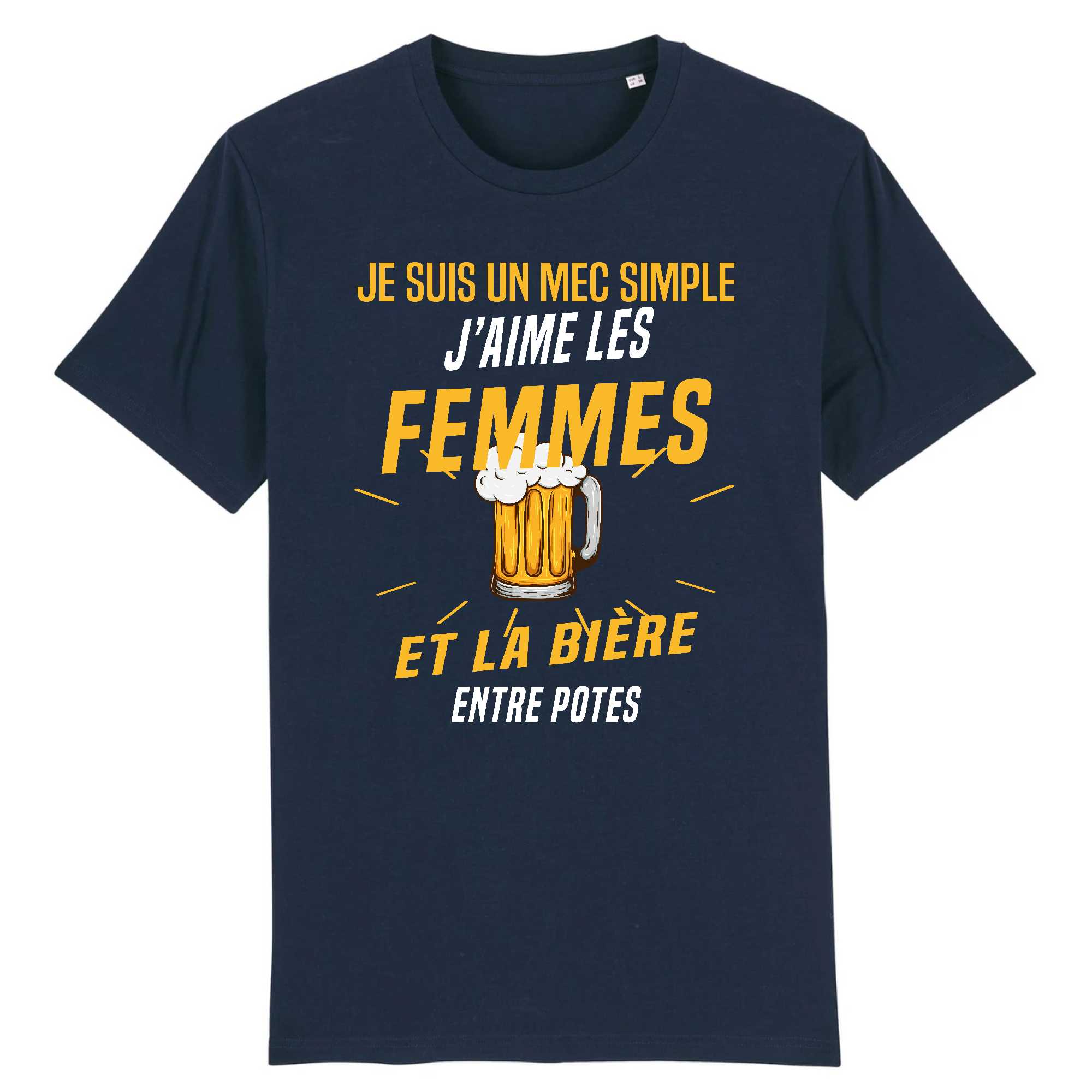 T-shirt Homme J'aime les femmes et la bière