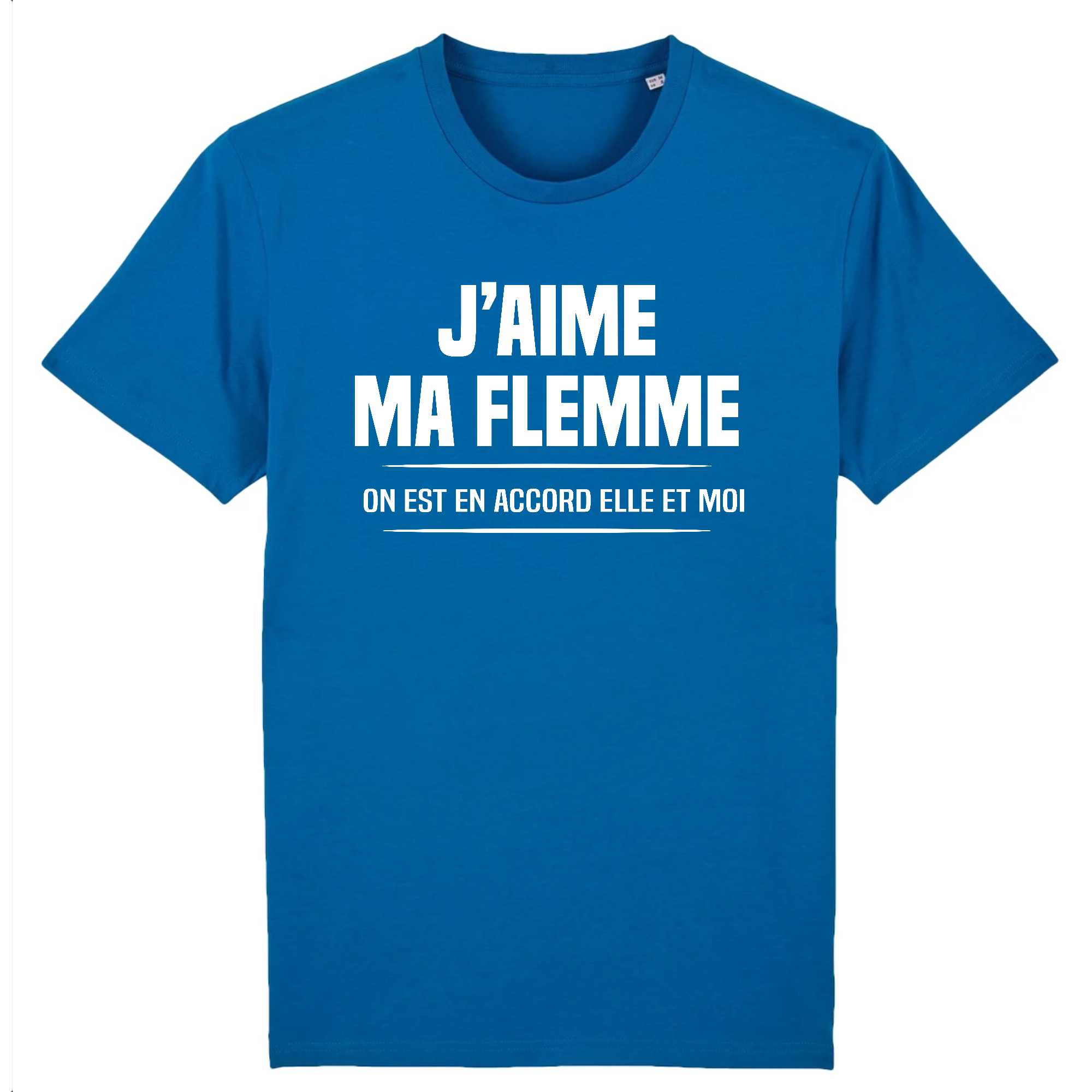 T-shirt Homme J'aime ma flemme