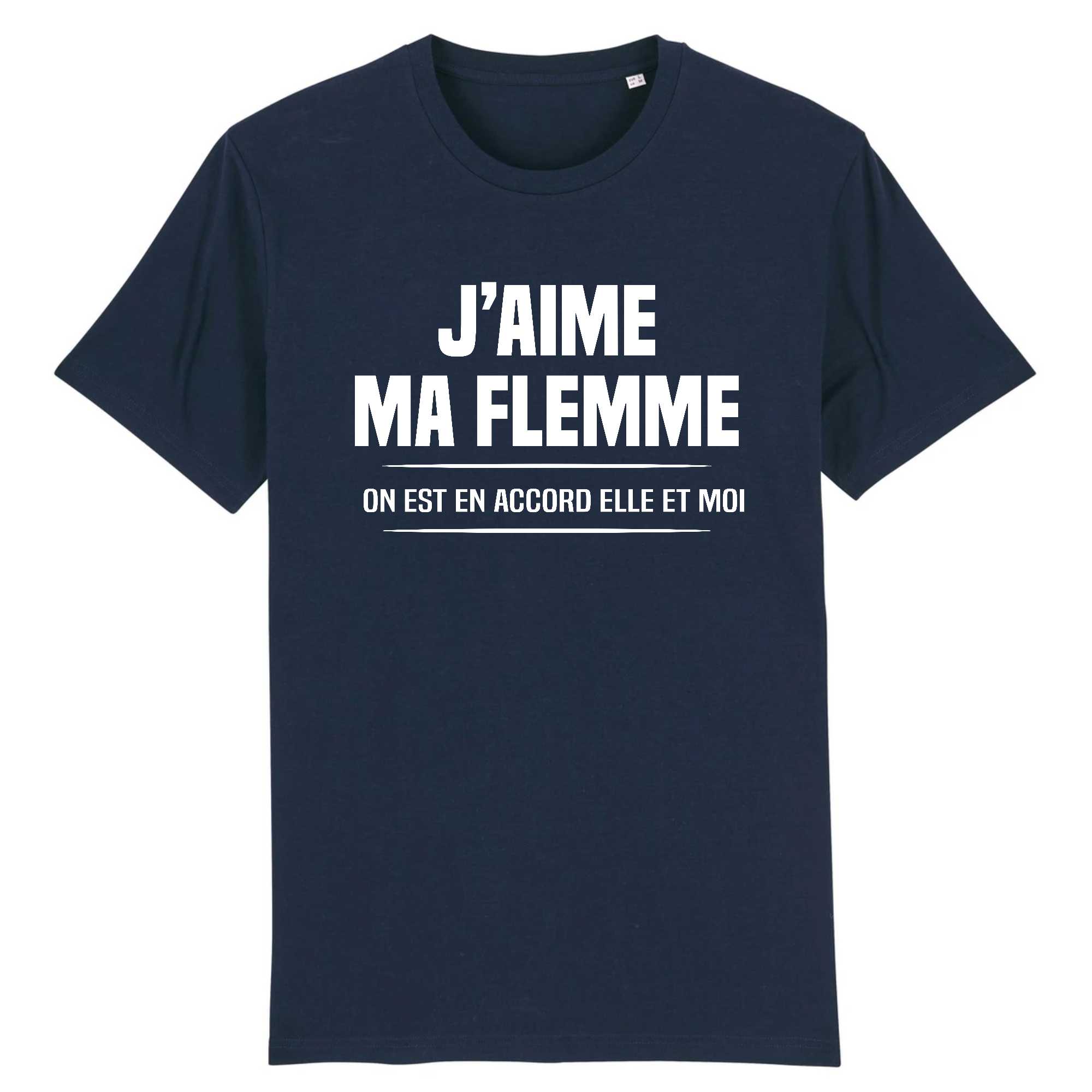 T-shirt Homme J'aime ma flemme
