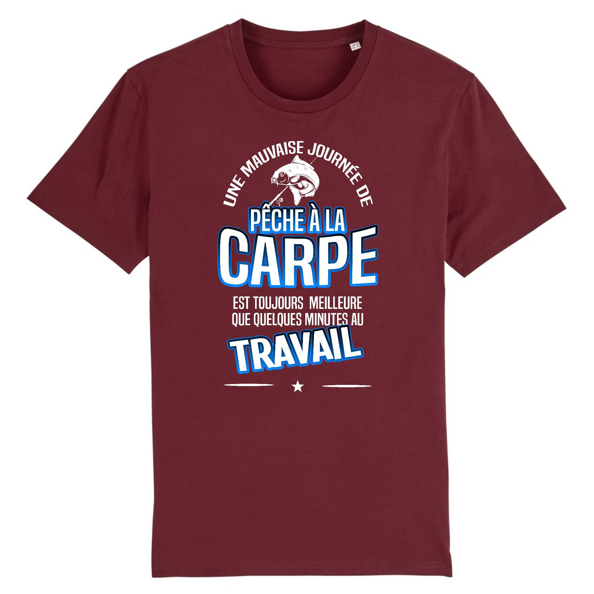 T-shirt Homme Journée de pêche à la carpe