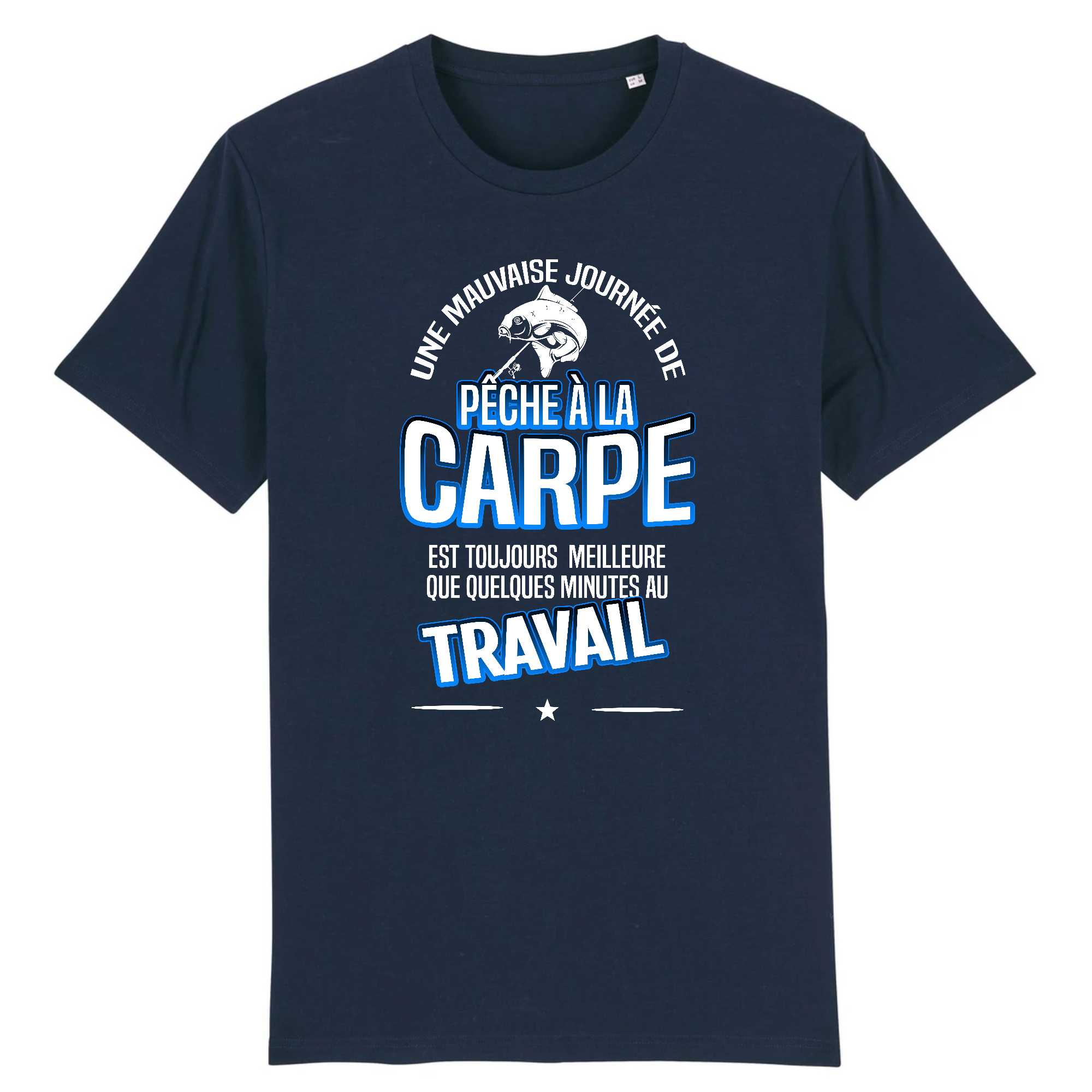T-shirt Homme Journée de pêche à la carpe