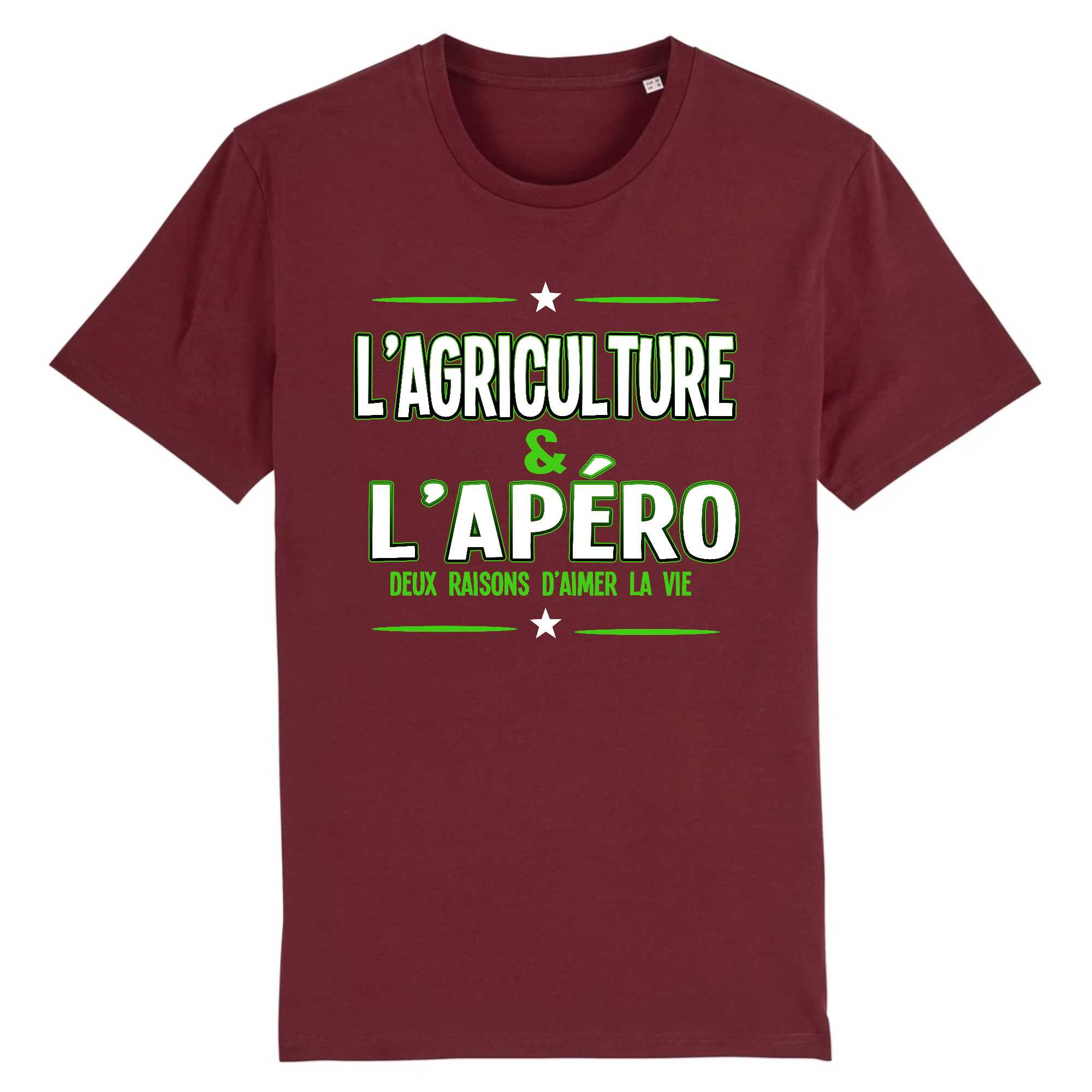 T-shirt Homme L'agriculture et l'apéro