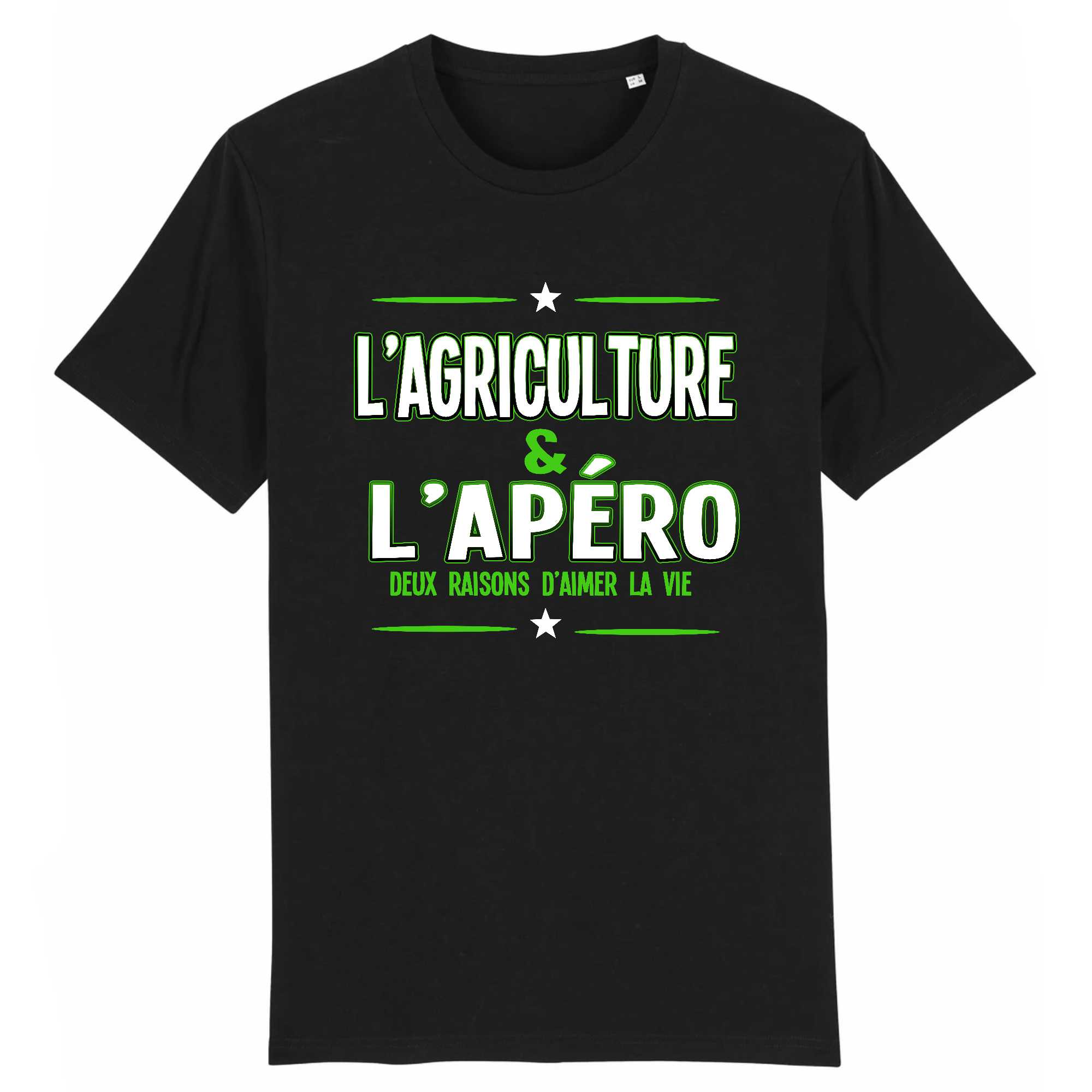 T-shirt Homme L'agriculture et l'apéro
