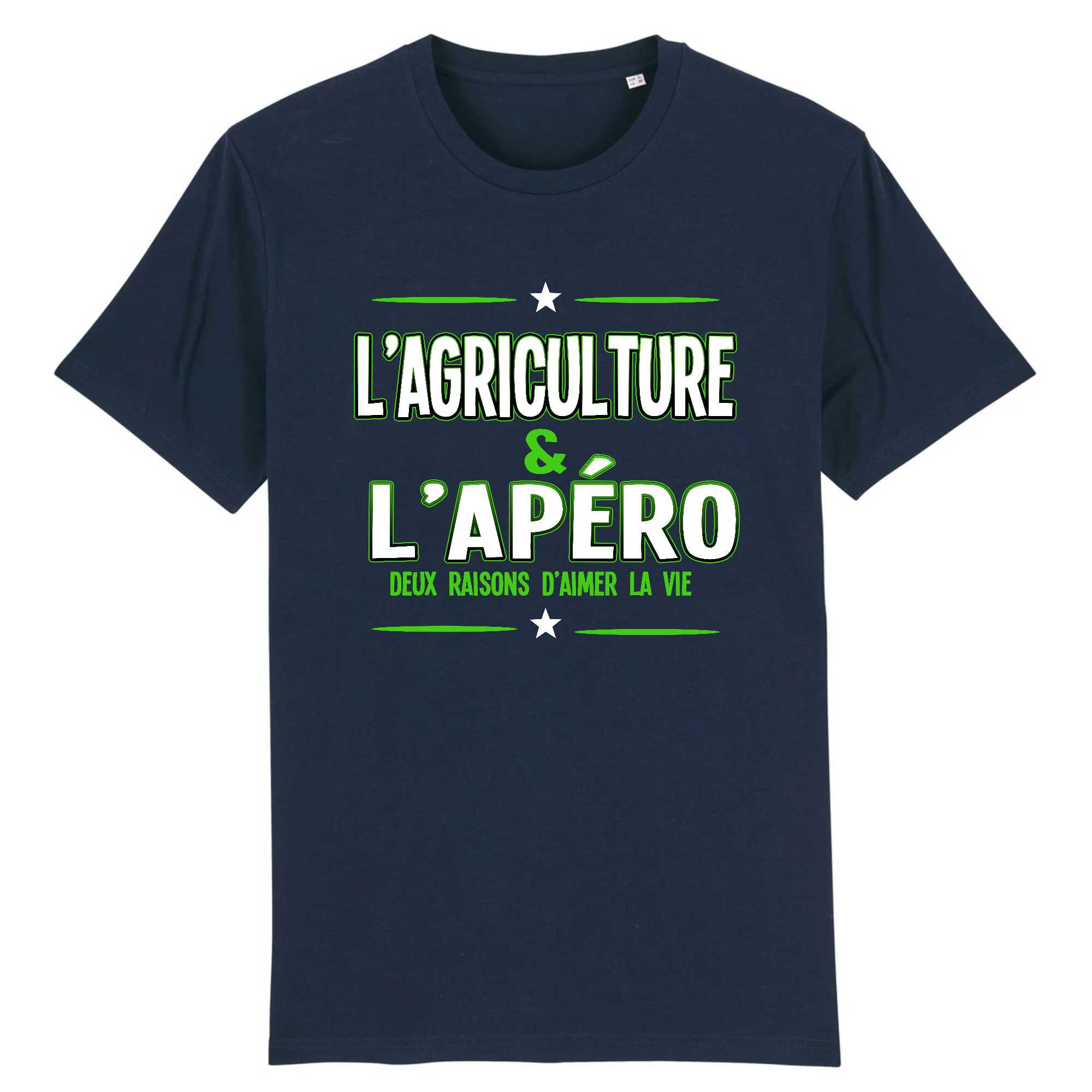 T-shirt Homme L'agriculture et l'apéro