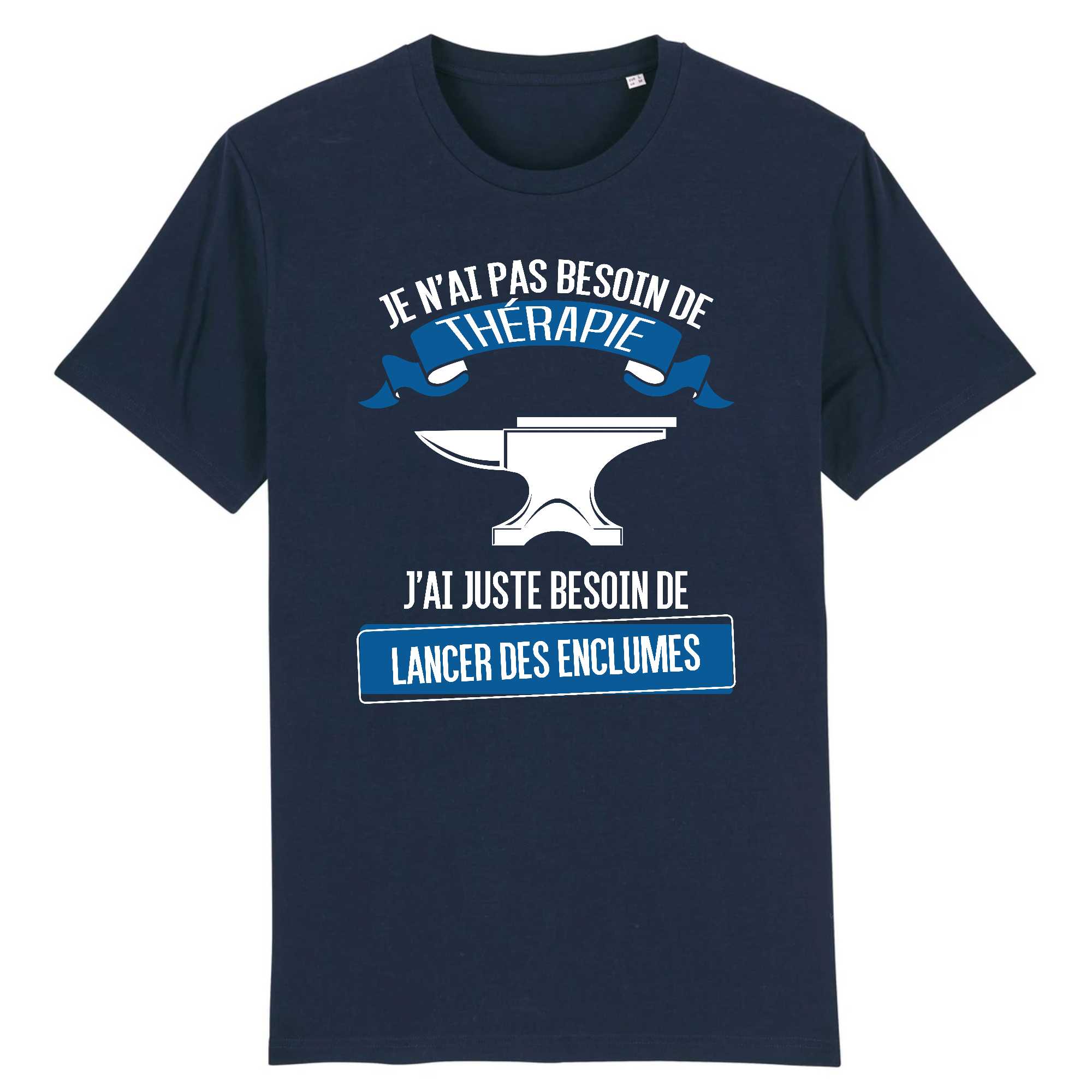 T-shirt Homme Lancer des enclumes et thérapie