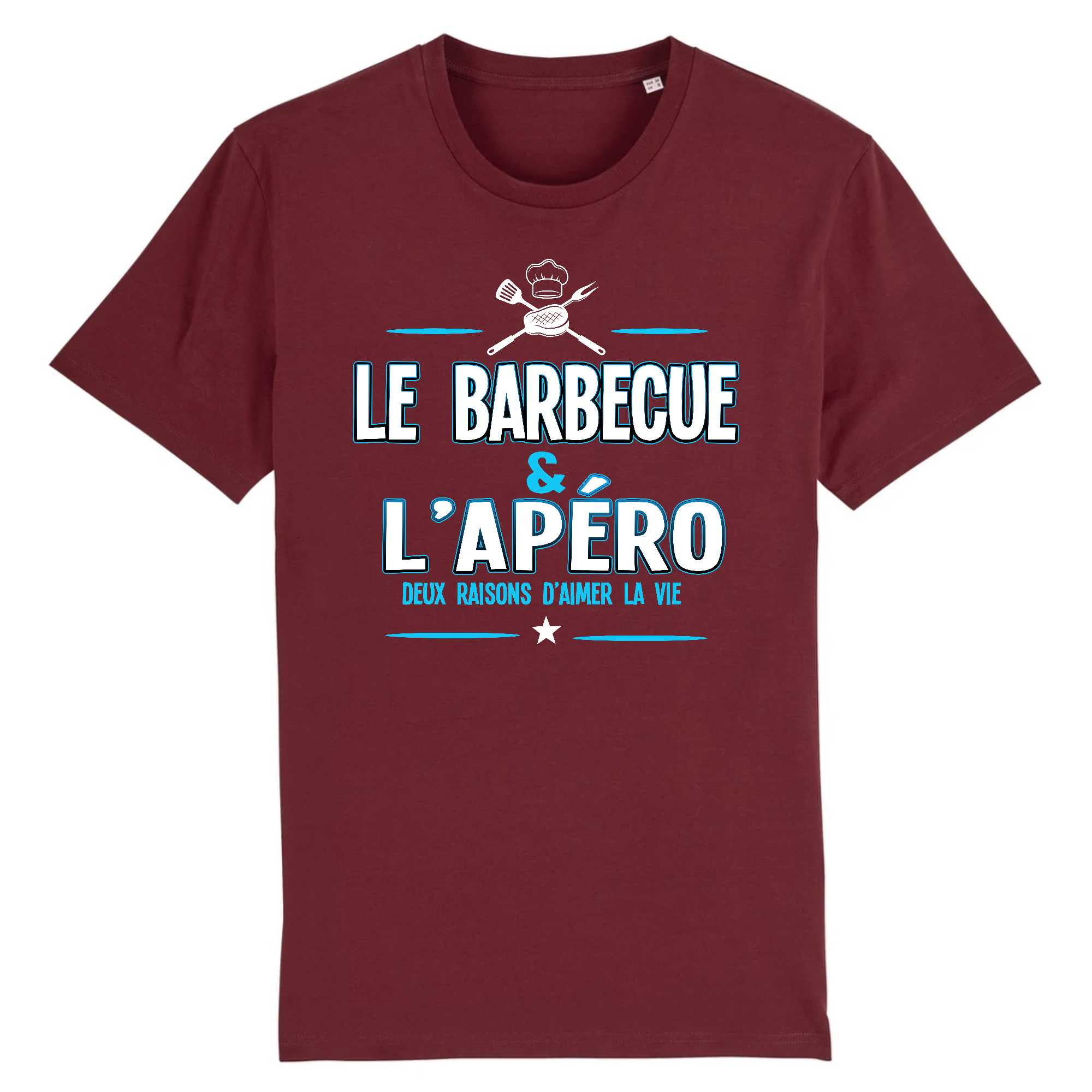 T-shirt homme Le barbecue et l'apéro