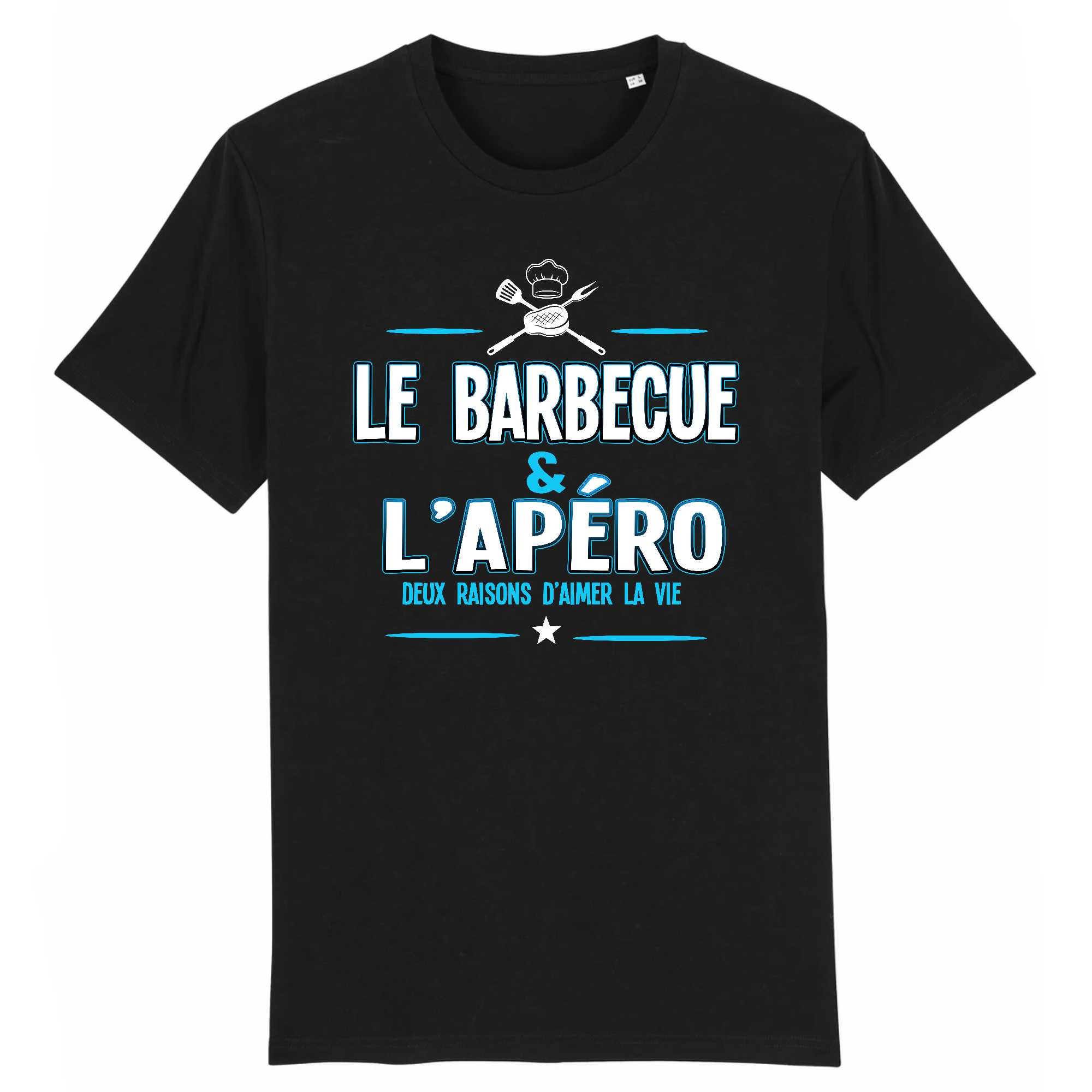 T-shirt homme Le barbecue et l'apéro