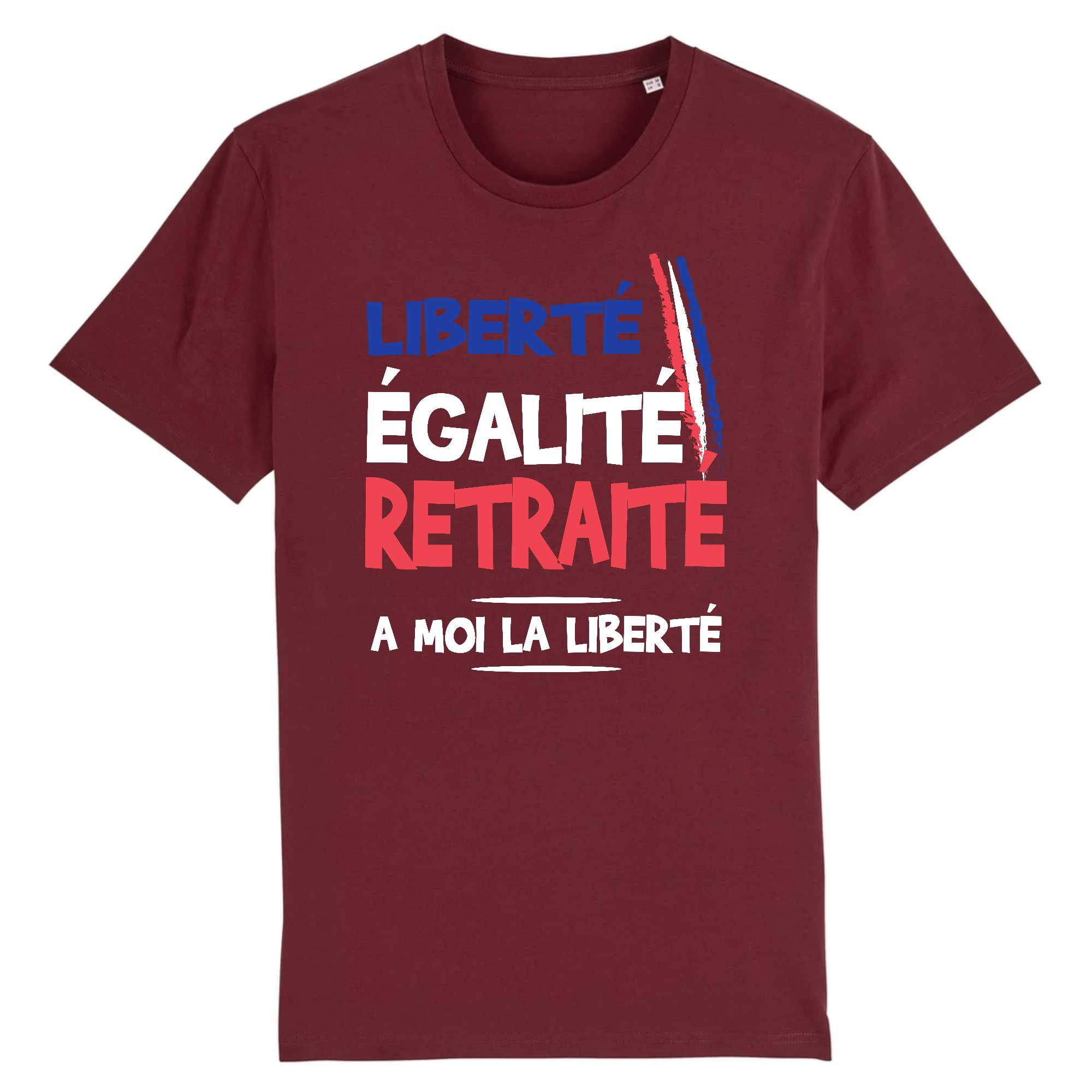 T-shirt Homme Liberté égalité Retraité