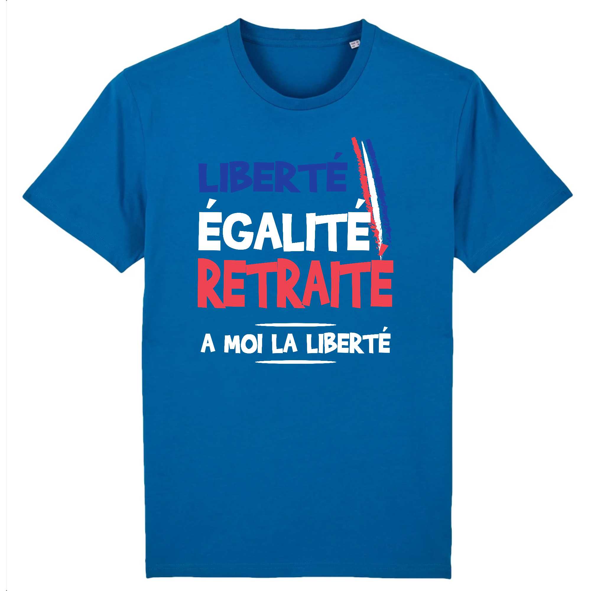 T-shirt Homme Liberté égalité Retraité