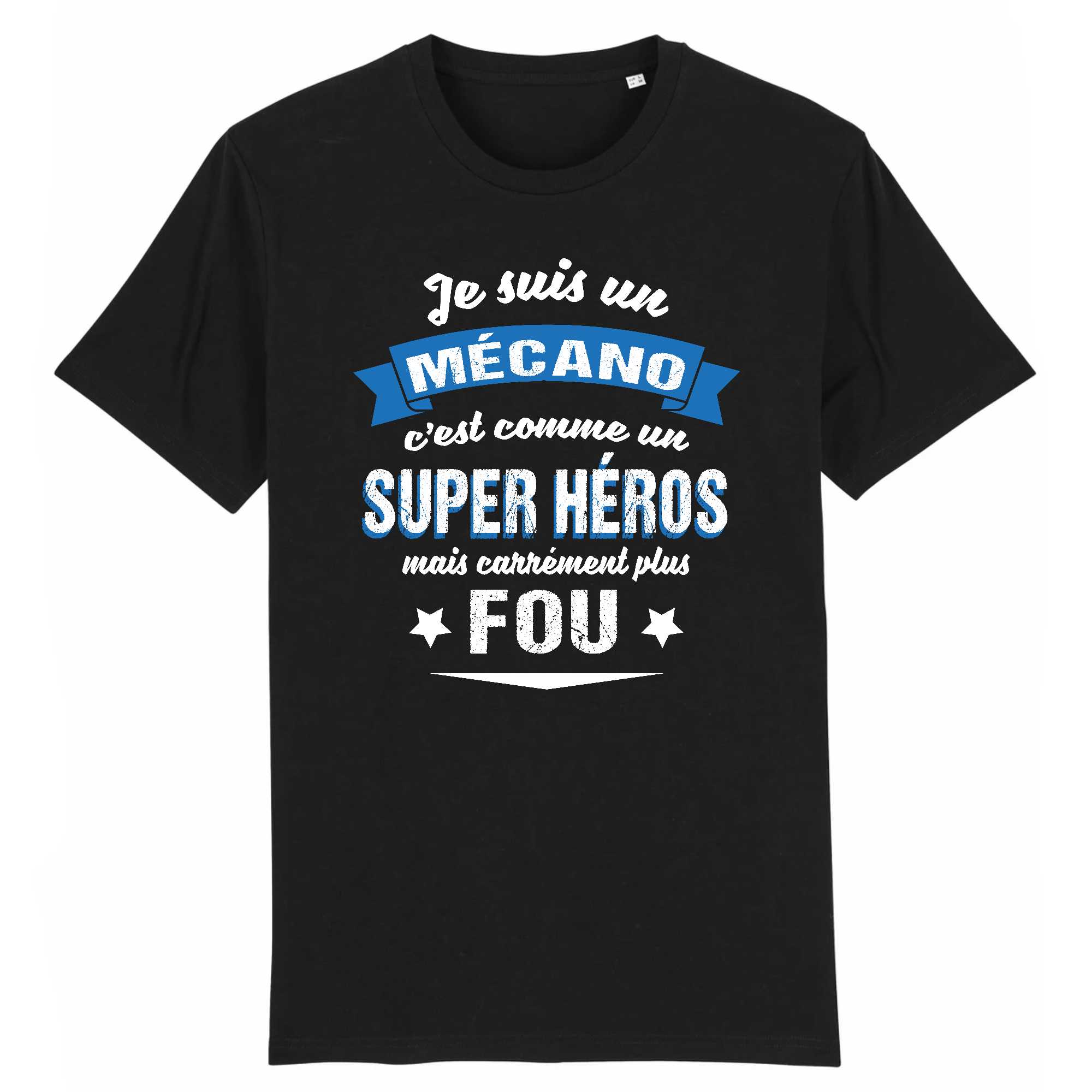 T-shirt Homme Mécano et super héros