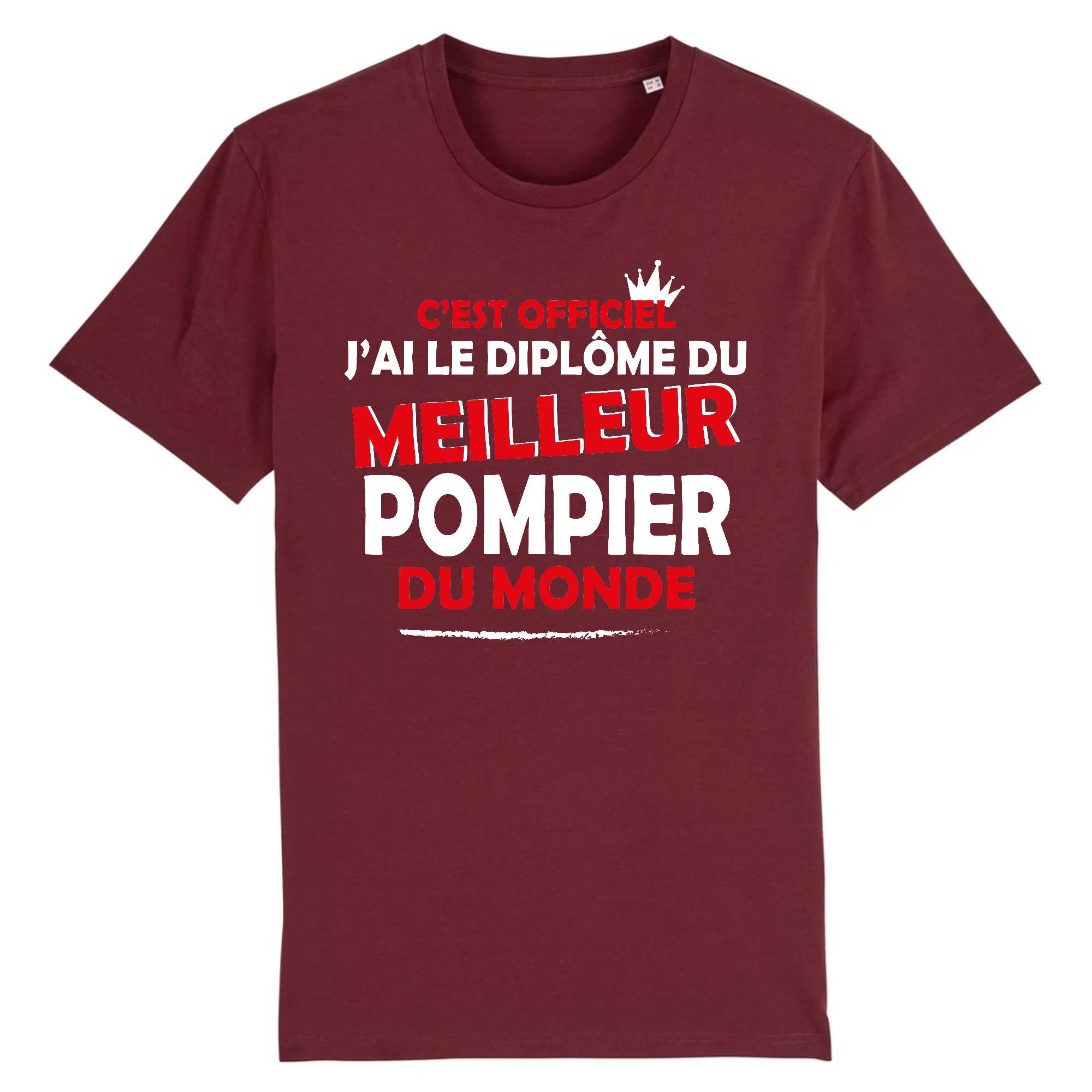T-shirt Homme Meilleur pompier du monde