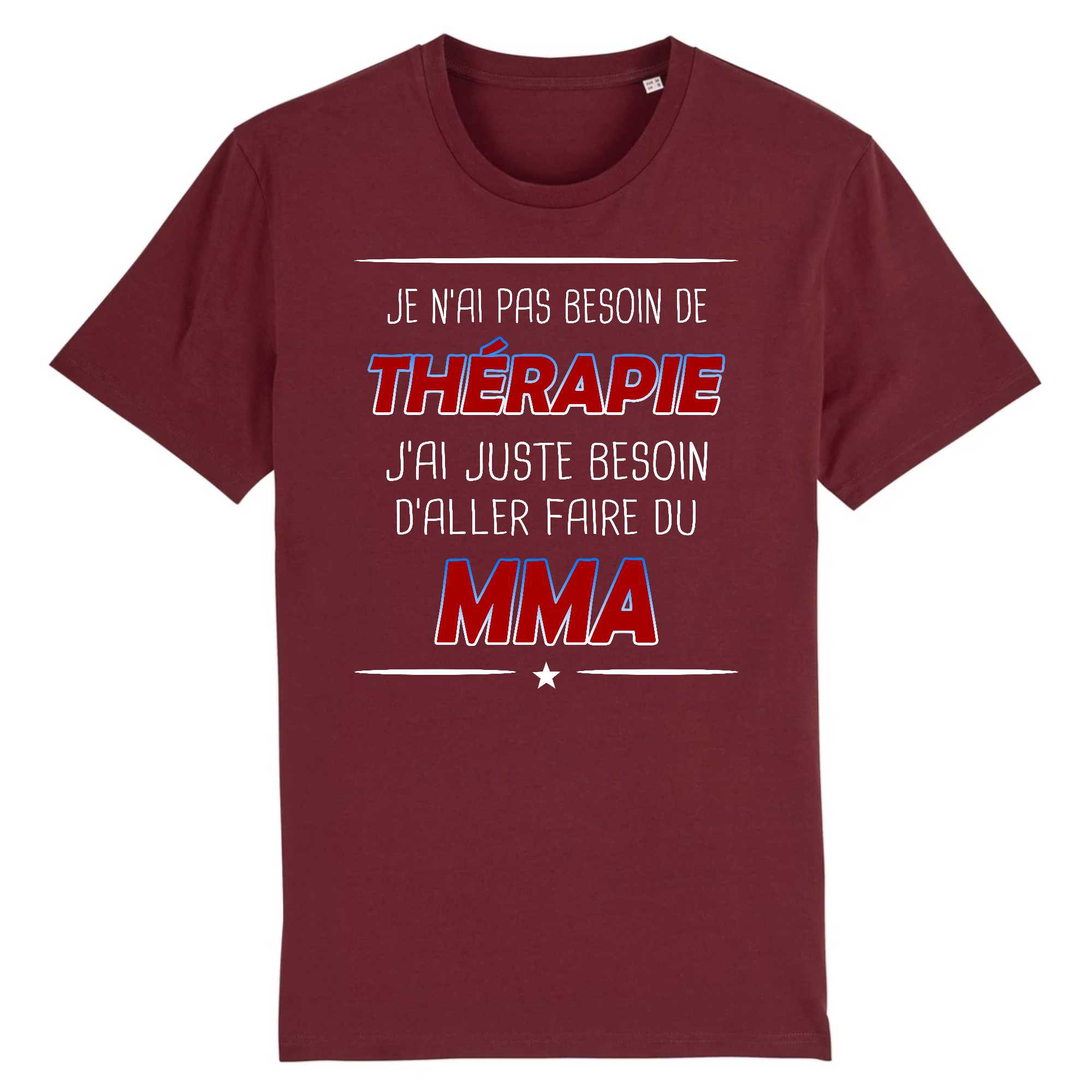 T-shirt Homme MMA et thérapie