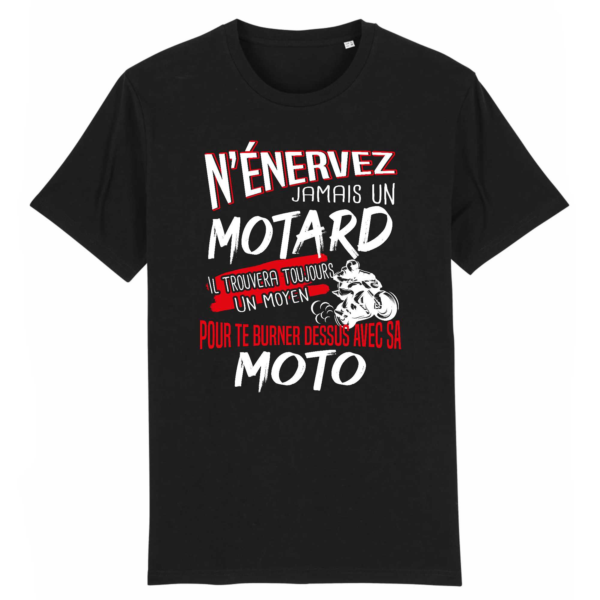 T-shirt Homme Motard et moto