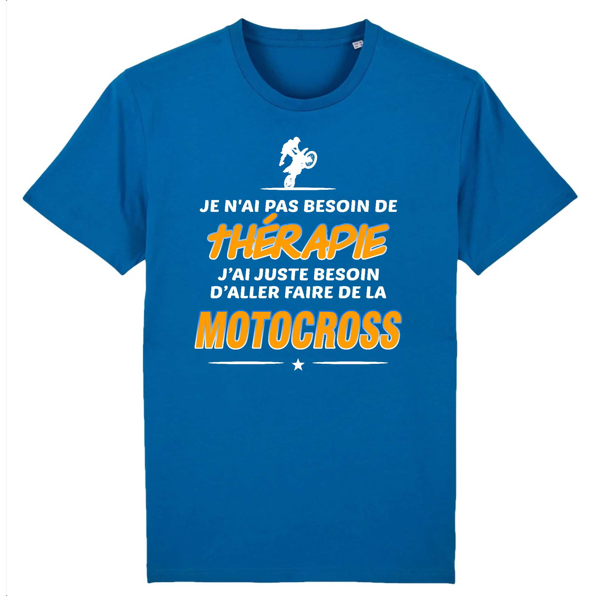 T-shirt Homme Motocross et thérapie