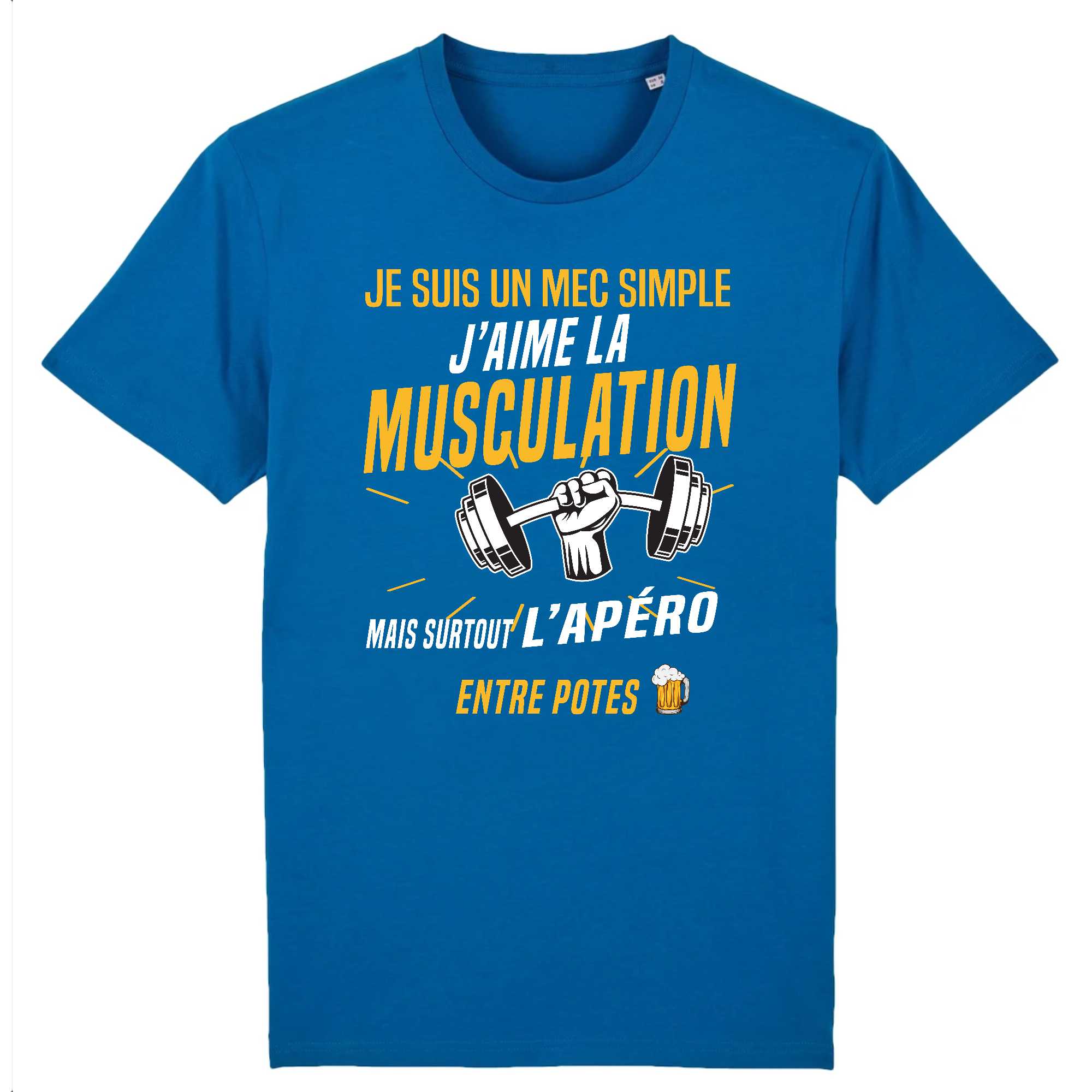 T-shirt Homme Musculation et apéro