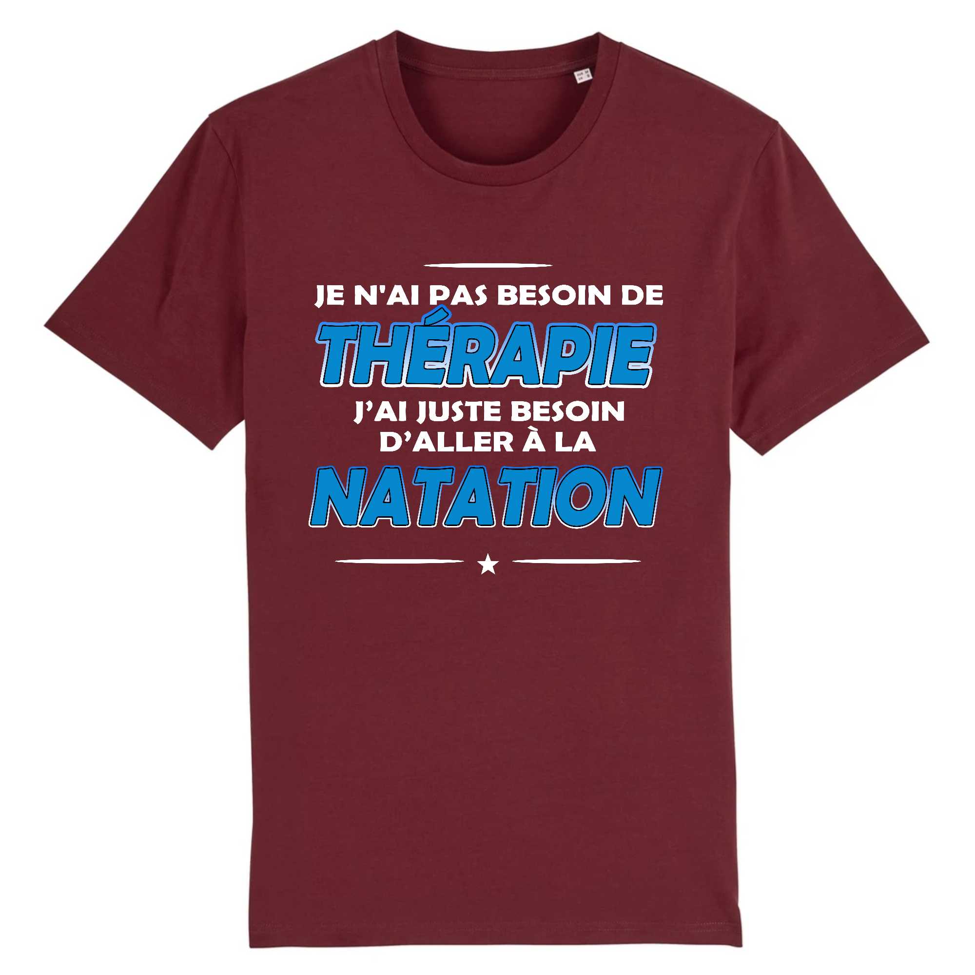 T-shirt Homme Natation et thérapie