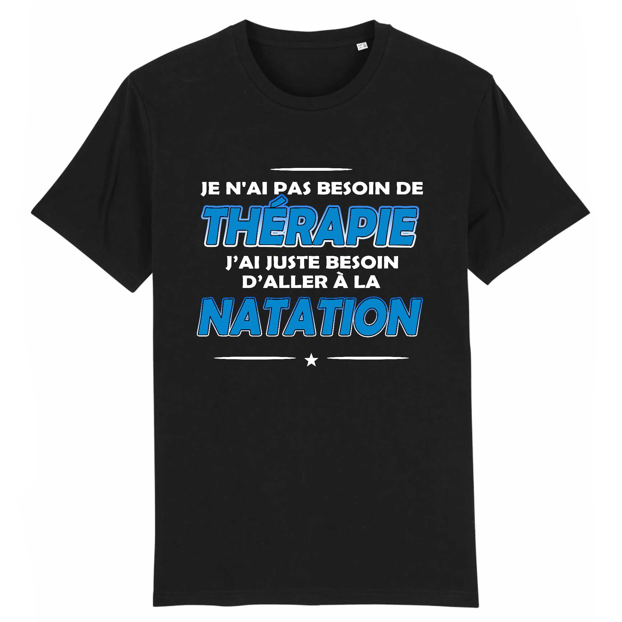 T-shirt Homme Natation et thérapie