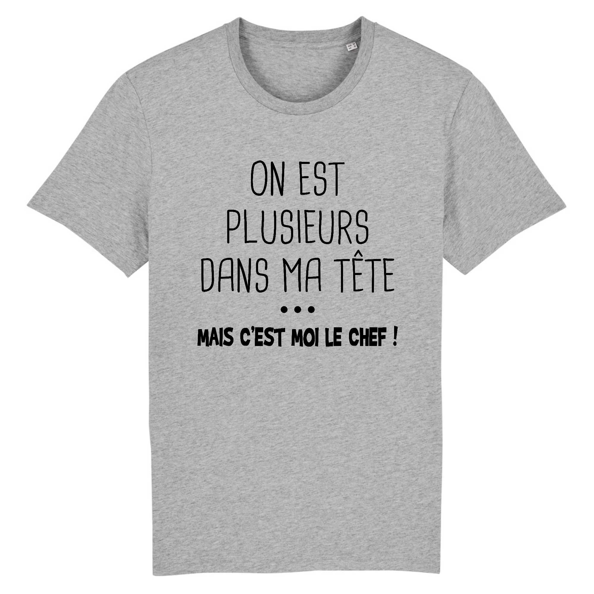 T-shirt Homme On est plusieurs dans ma tête