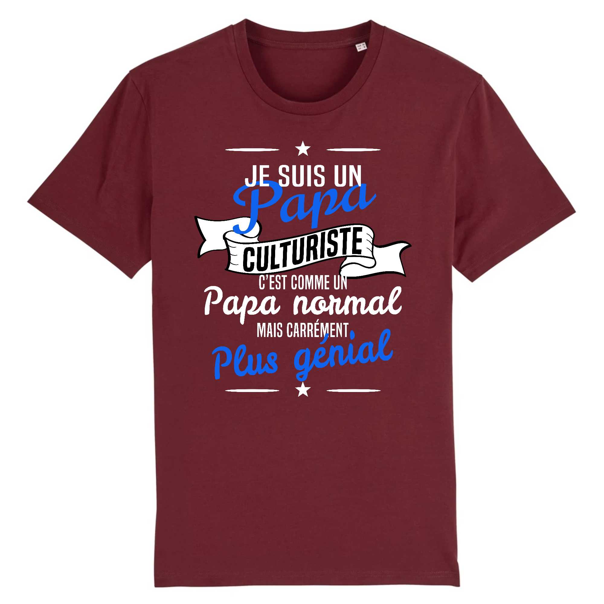 T-shirt Homme Papa culturiste